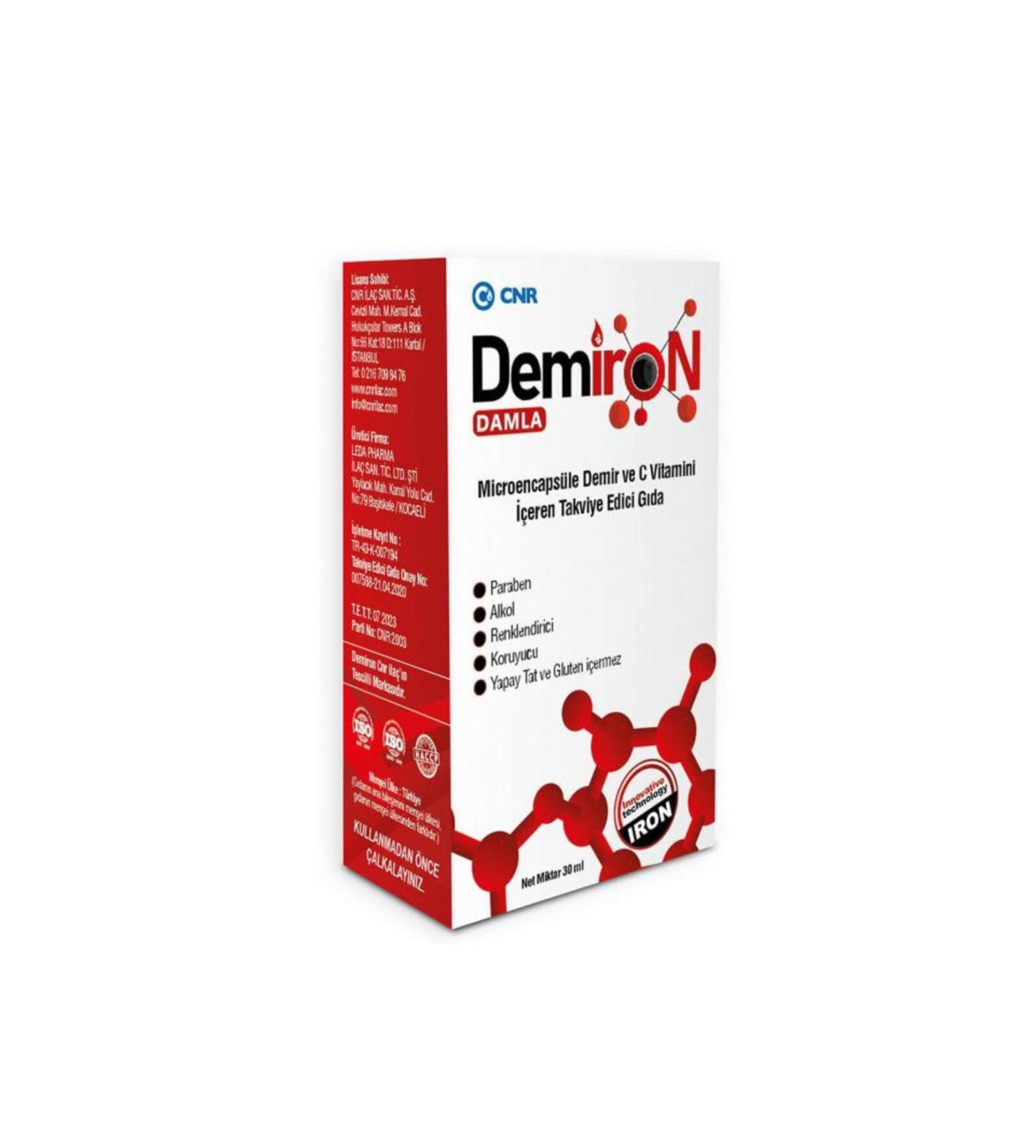 Cnr organic Demiron Drop 30ml