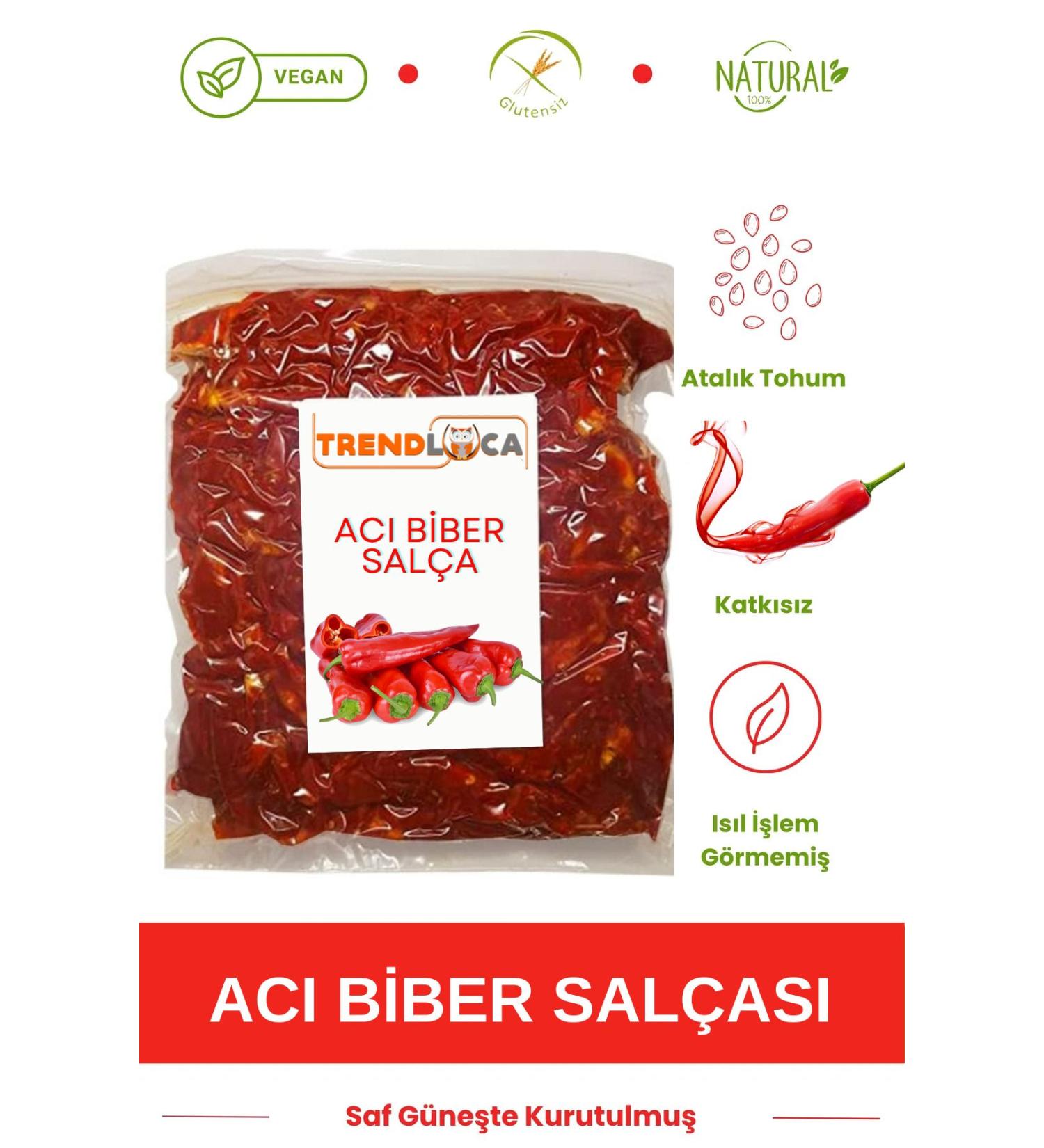Trend Loca Gaziantep Hot Pepper Paste Sun Dried Hot Pepper Paste 4 Kg New Season