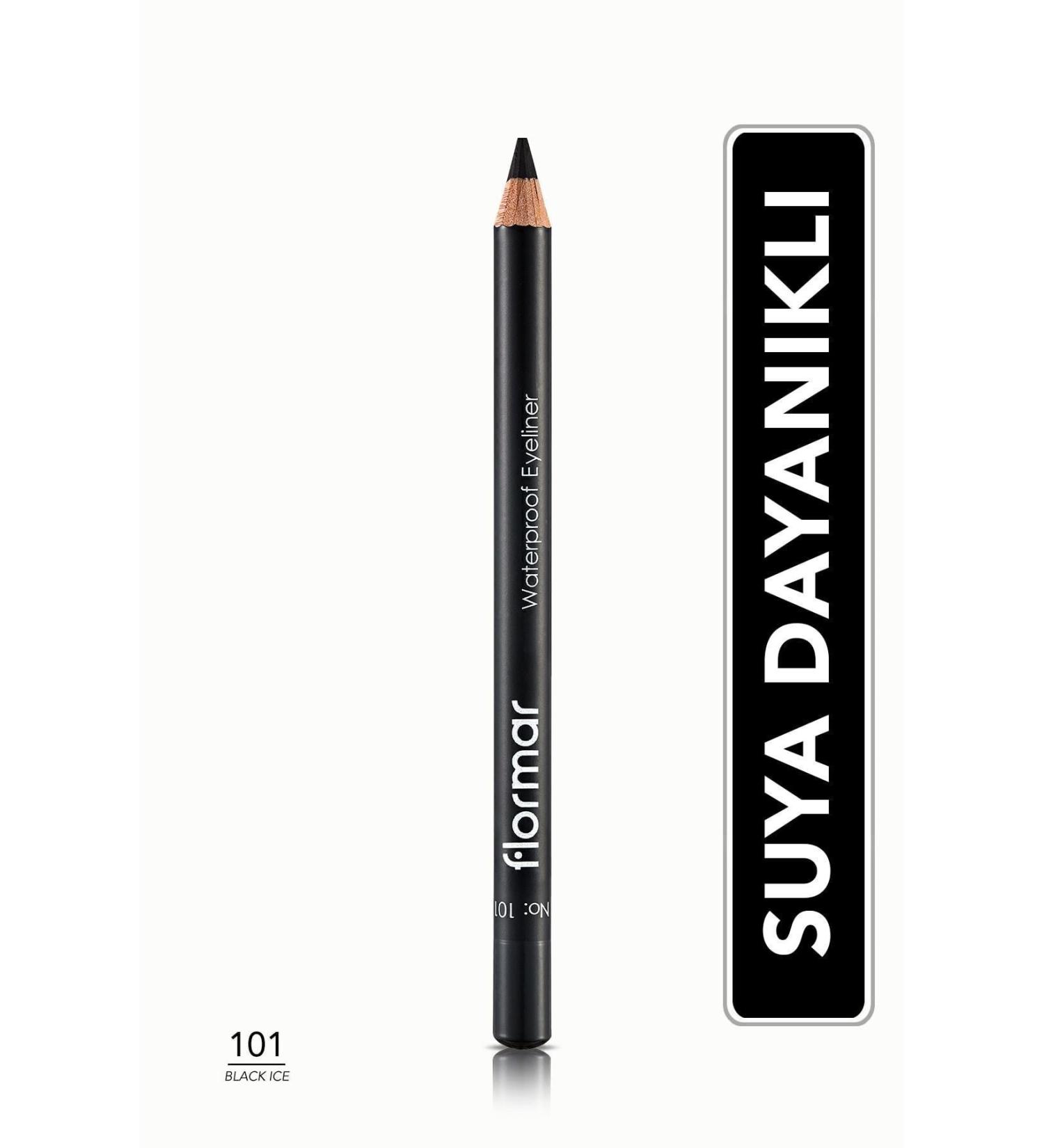 Flormar Matte Finish Waterproof Eyeliner (BLACK) - Waterproof Eyeliner - 101 Black Ice - 8690604109012 - Buy Online on GoSupps.com