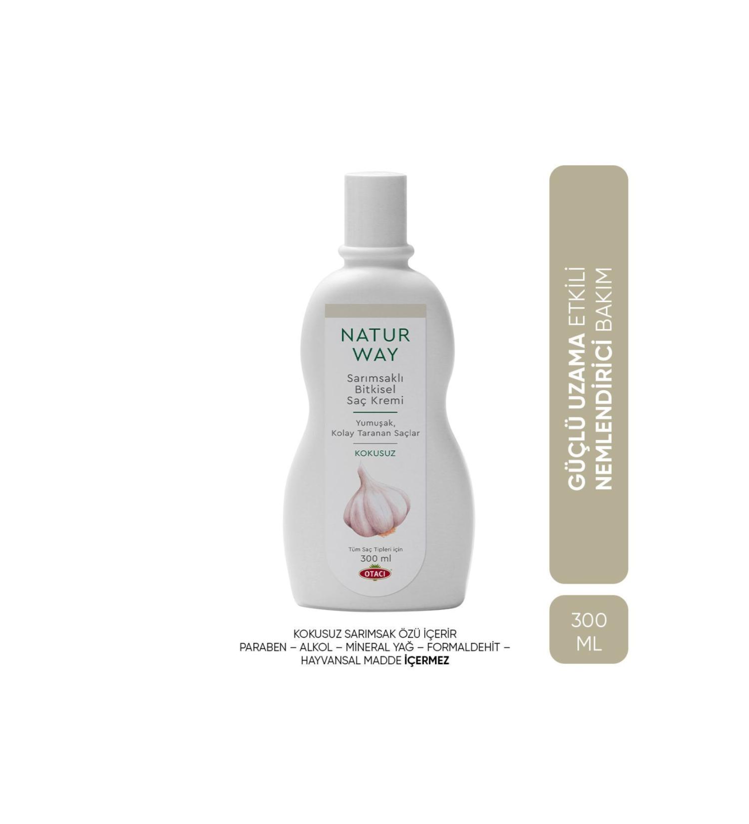 Otac Naturway Garlic Herbal Essence Unscented Hair Conditioner 300 ml - Buy Online on GoSupps.com