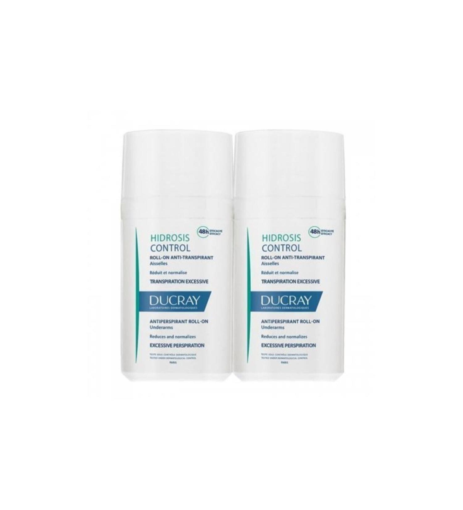 Ducray Hidrosis Control Anti-Perspirant Roll-on 40 ml - Double Pack