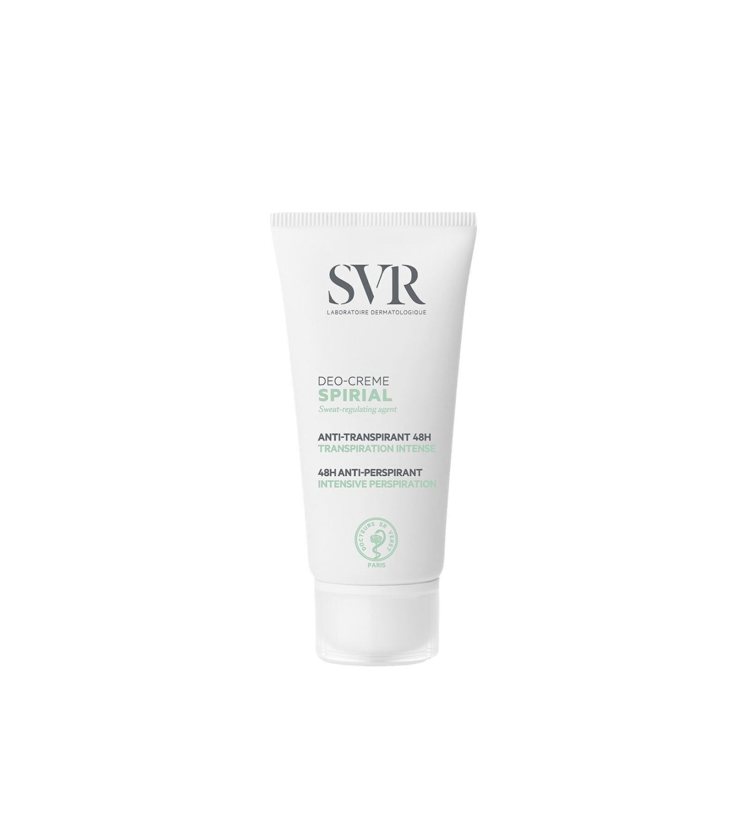 SVR Spiral Deo-creme Anti-perspirant 50ml | 48h Effective Cream Deodorant