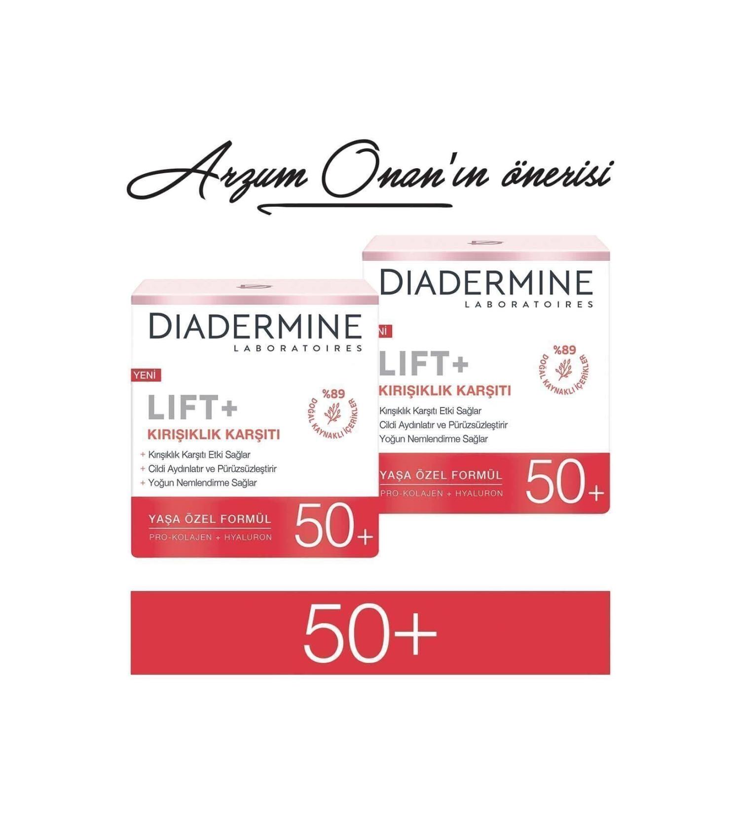 Diadermine Anti-Wrinkle Lift 50 Day Cream X 2 Pieces - Buy Online on GoSupps.com