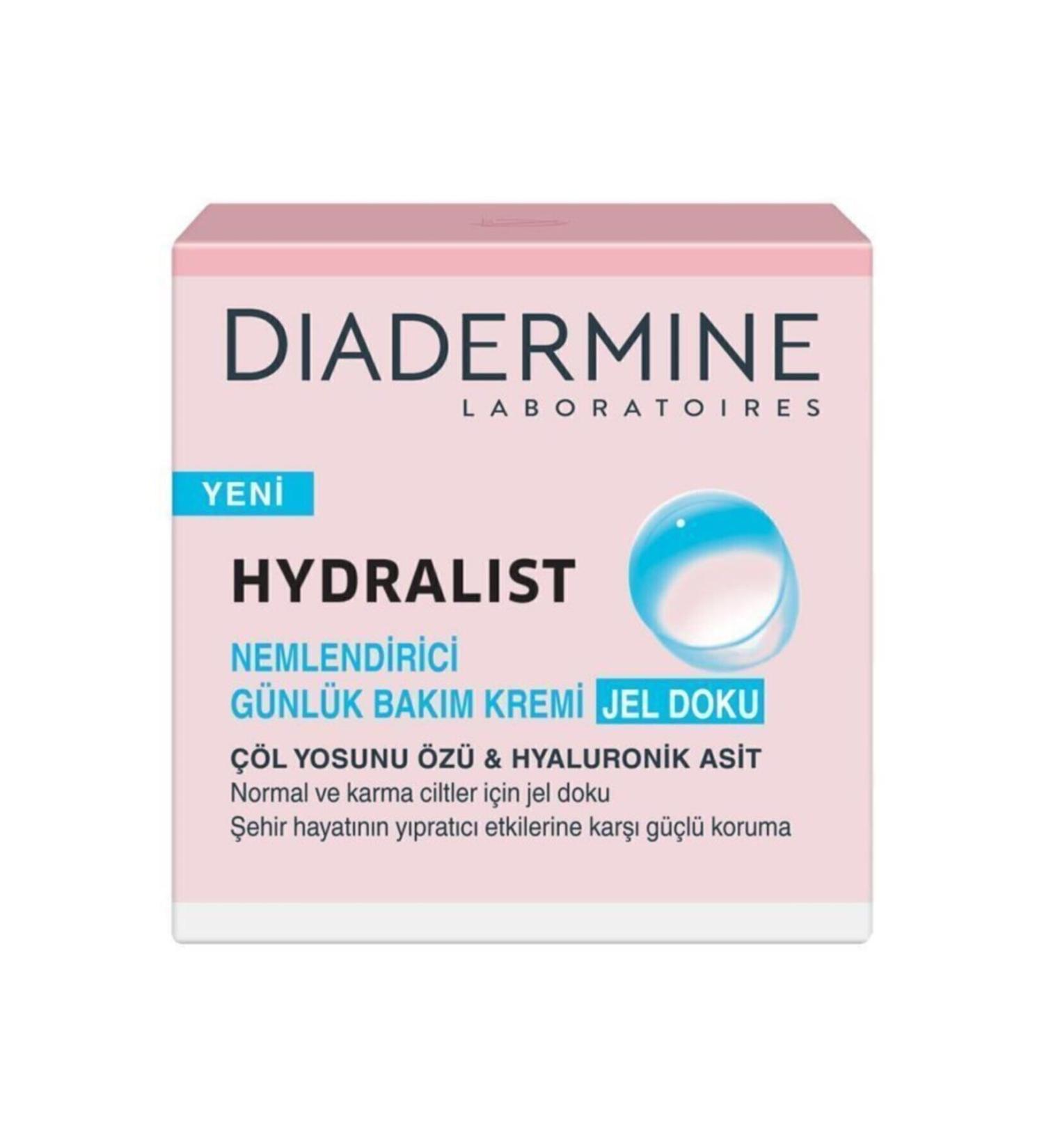 Diadermine Hydralist Moisturizing Care Cream Gel Texture 50 ml - Buy Online on GoSupps.com