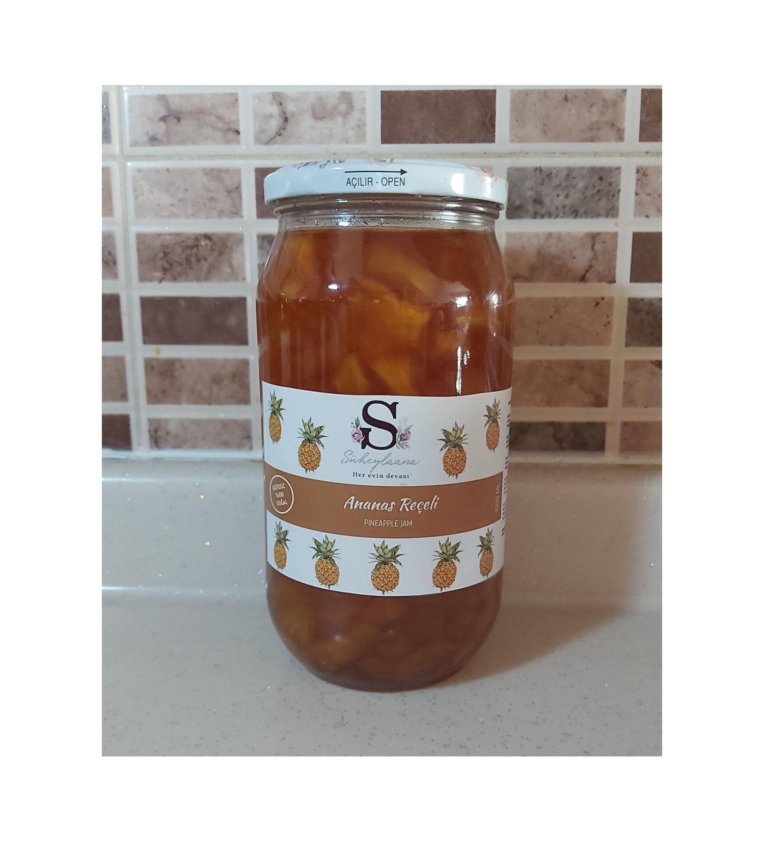 S heylaana Natural Additive-Free Pineapple Jam 1250 Gr.