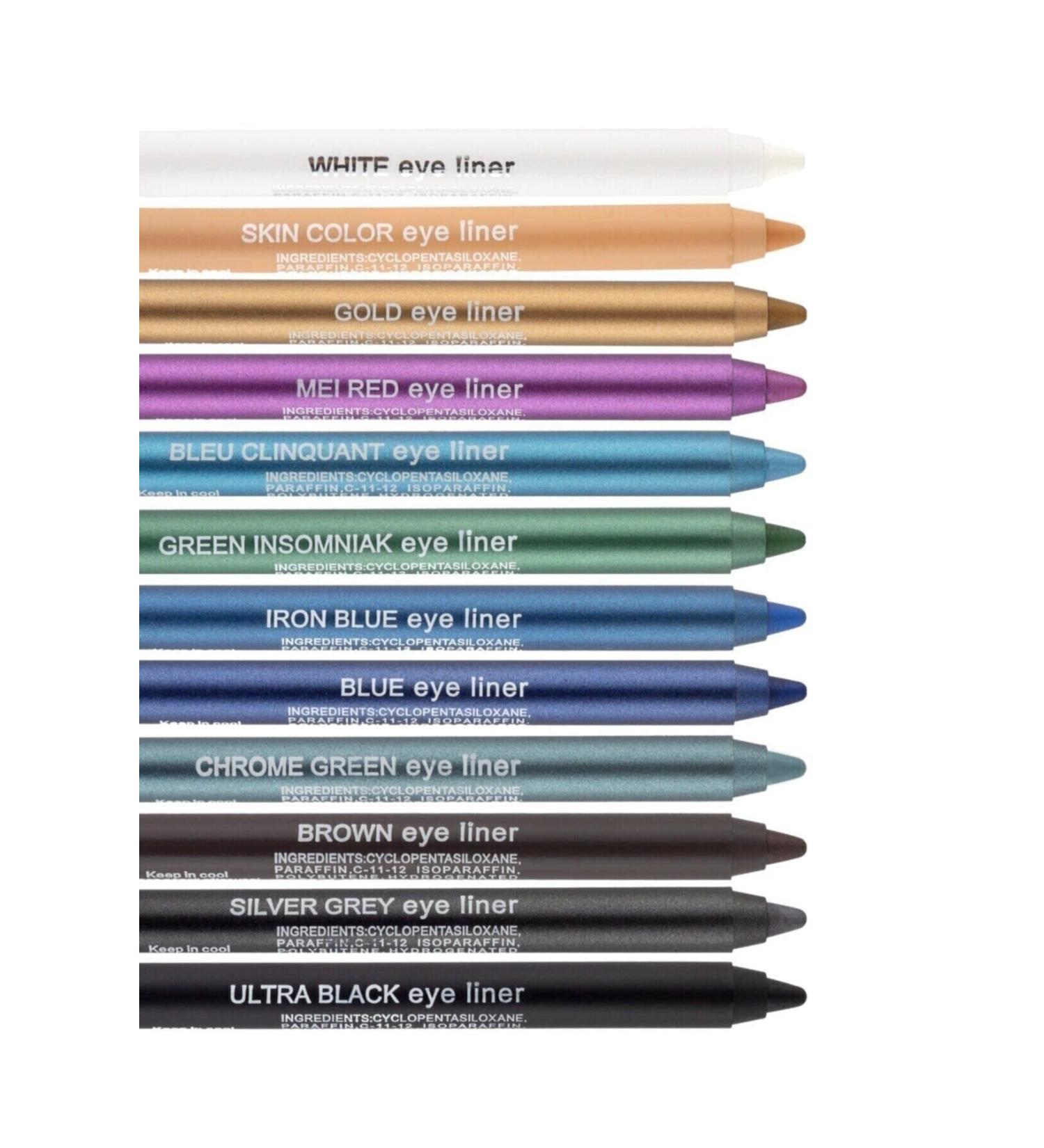 WENOLG 12 Color Neon Oil Eyeliner Set - Buy Online on GoSupps.com