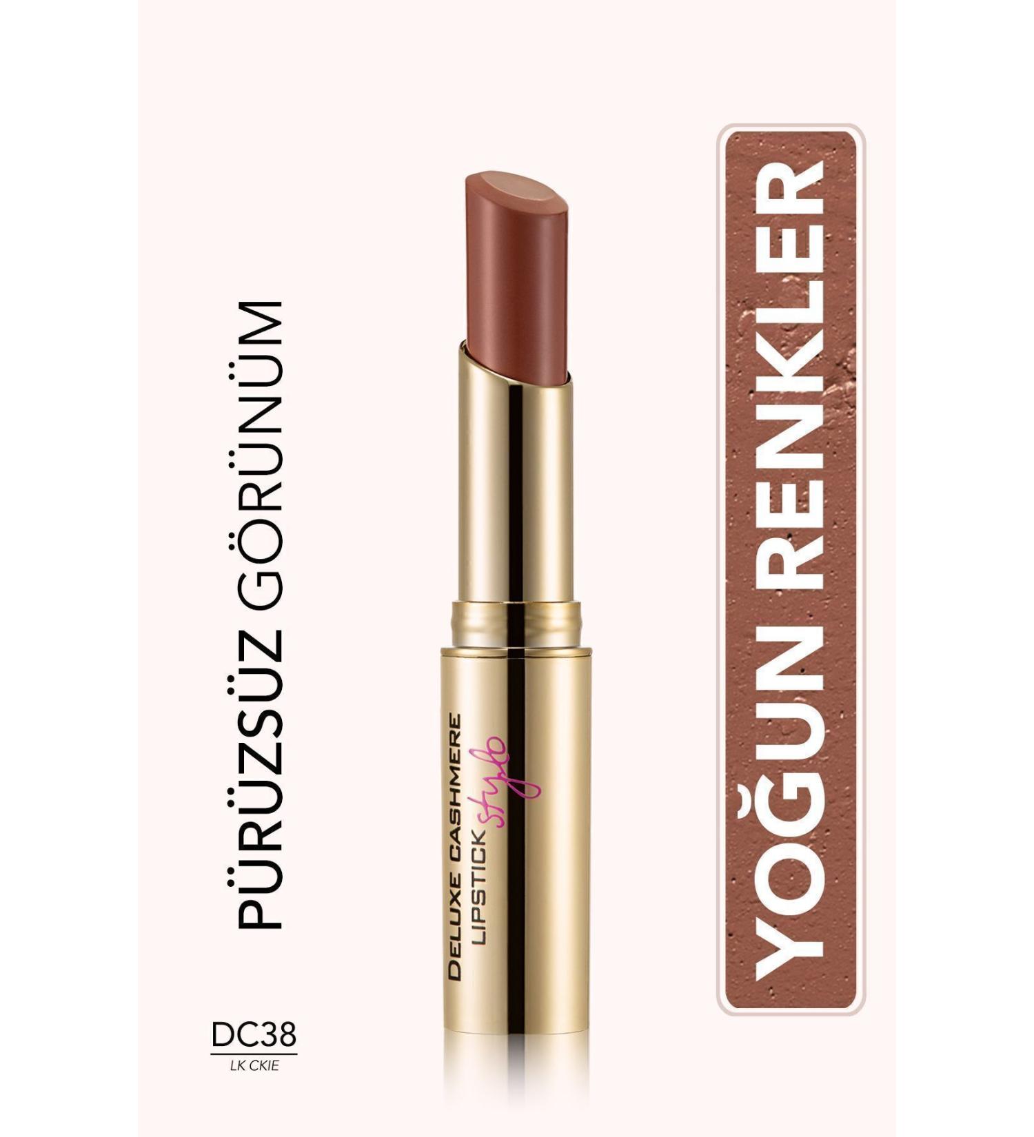 Flormar Lipstick - Deluxe Cashmere Lipstick Stylo 8690604564385 - Buy Online on GoSupps.com