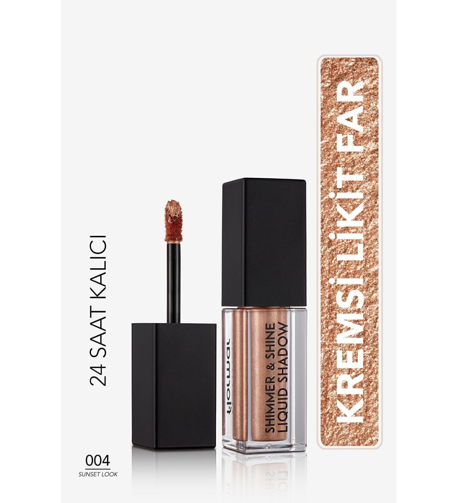 Flormar Metallic Liquid Eyeshadow (COPPER) - Shimmer & Shine Liquid Shadow - 004 Sunset Look - 8682536003124 - Buy Online on GoSupps.com