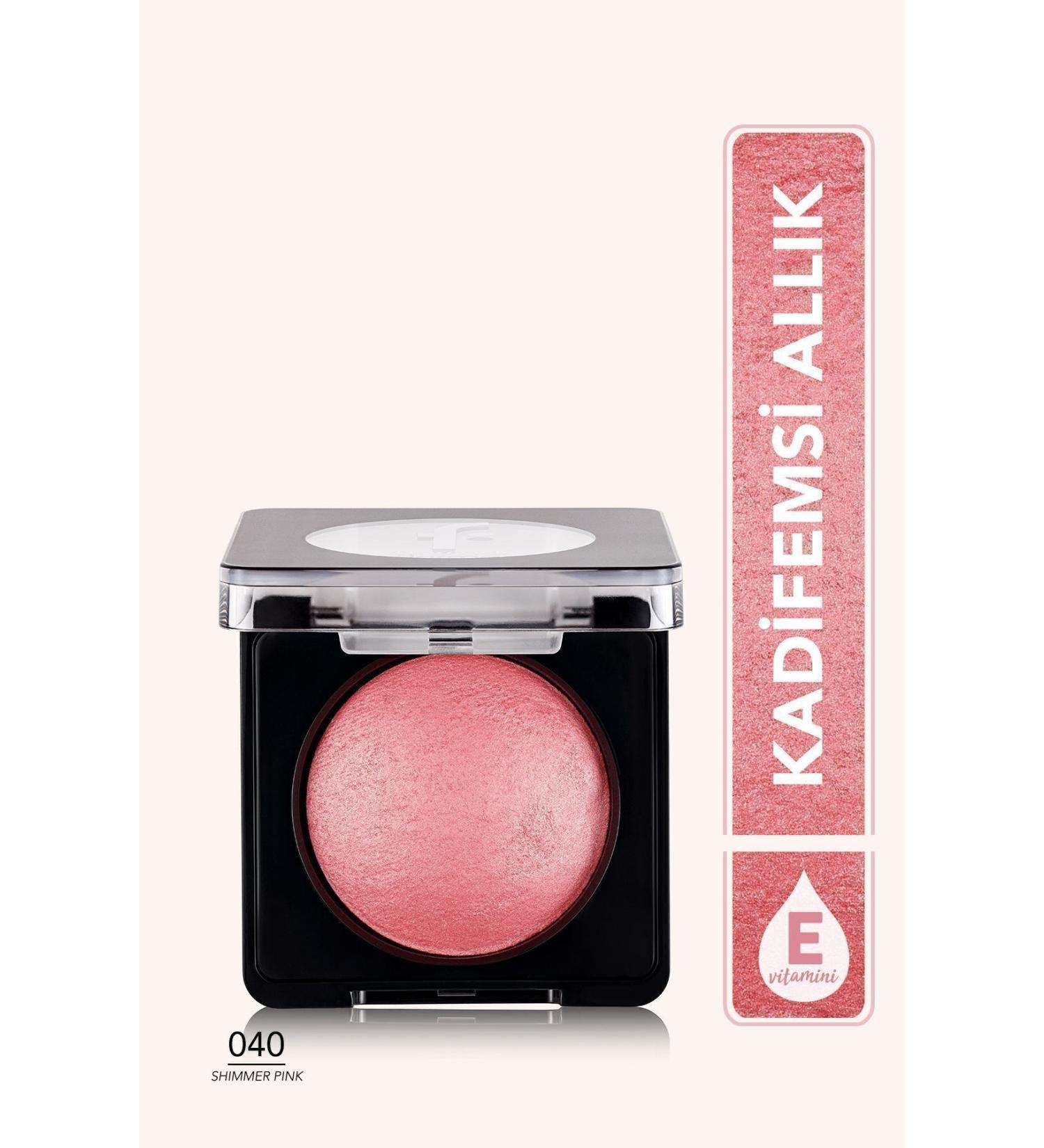 Flormar Shimmer Baked Blush - Baked Blush-on - 040 Shimmer Pink - 8682536051415 - Buy Online on GoSupps.com