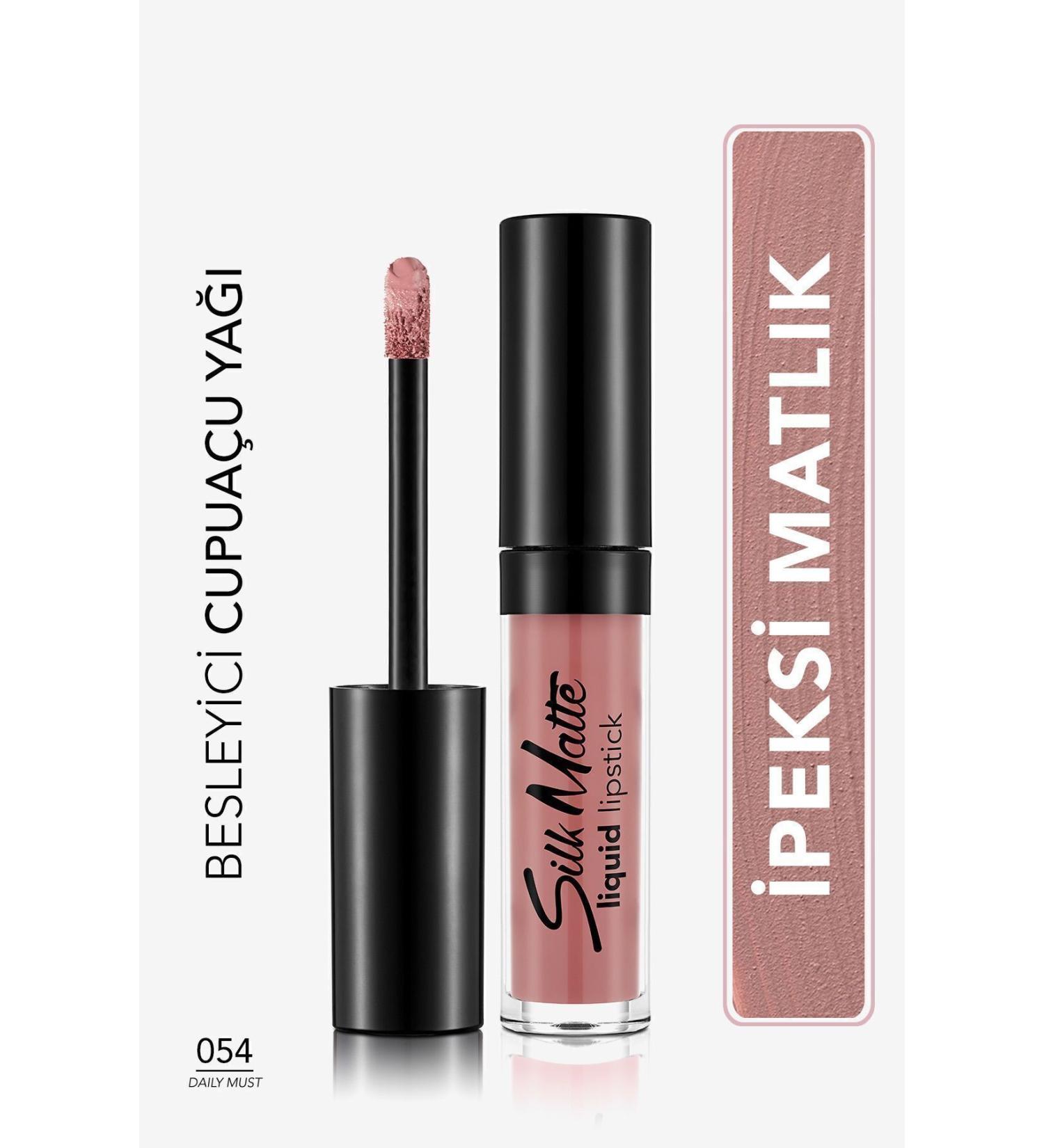 Flormar Velvet Texture Liquid Matte Lipstick (DARK NUDE) - Silk Matte Liquid Lipstick - 054 Daily Must- 8682536032889 - Buy Online on GoSupps.com