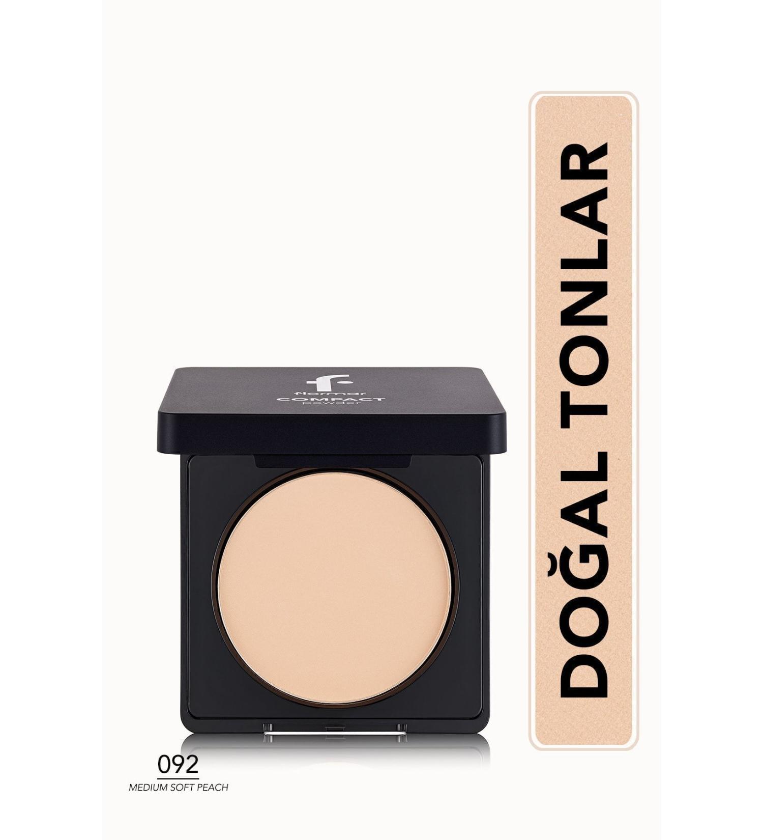 Flormar Intense Pigment Compact Powder - Compact Powder - 092 Medium Soft Peach - 8682536051323 - Buy Online on GoSupps.com