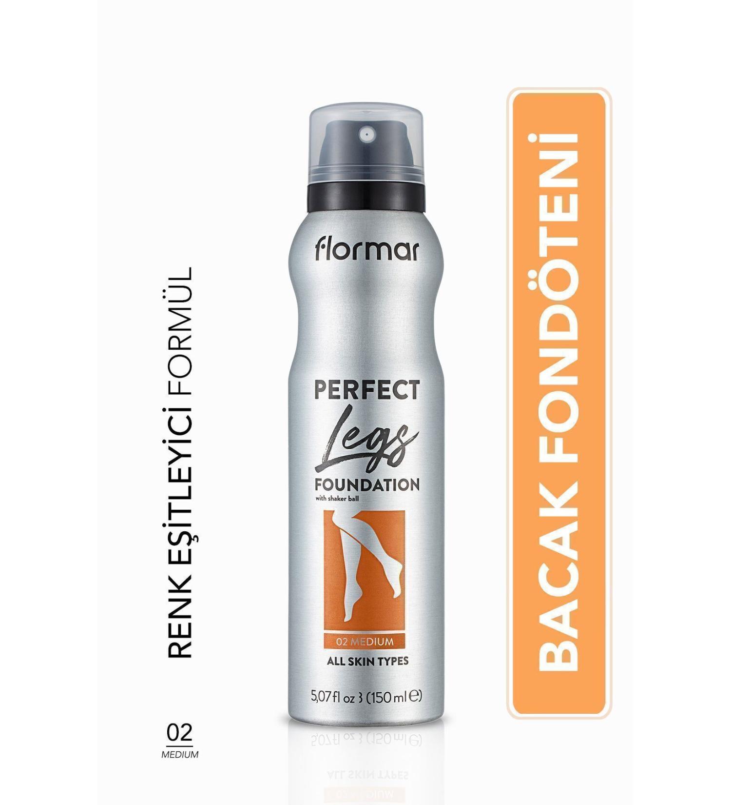 Flormar Tone Equalizing Leg Foundation (warm Undertone) - Perfect Legs Foundation -002 Medium -8690604200689 - Buy Online on GoSupps.com