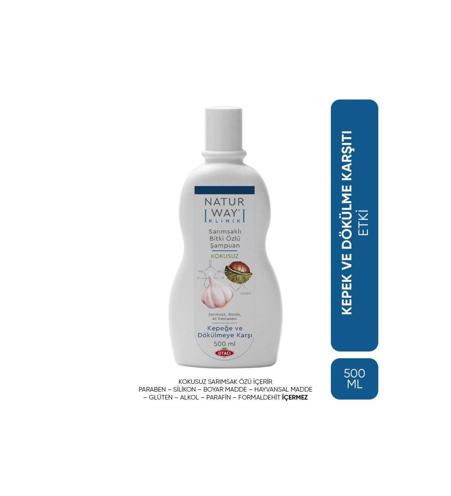 Otac Naturway Clinic Anti-Dandruff Garlic Shampoo - Buy Online on GoSupps.com