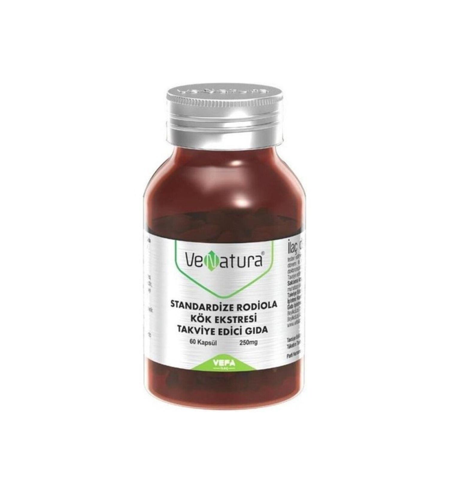 Venatura Standardized Rodiola Root Extract 60 Capsules