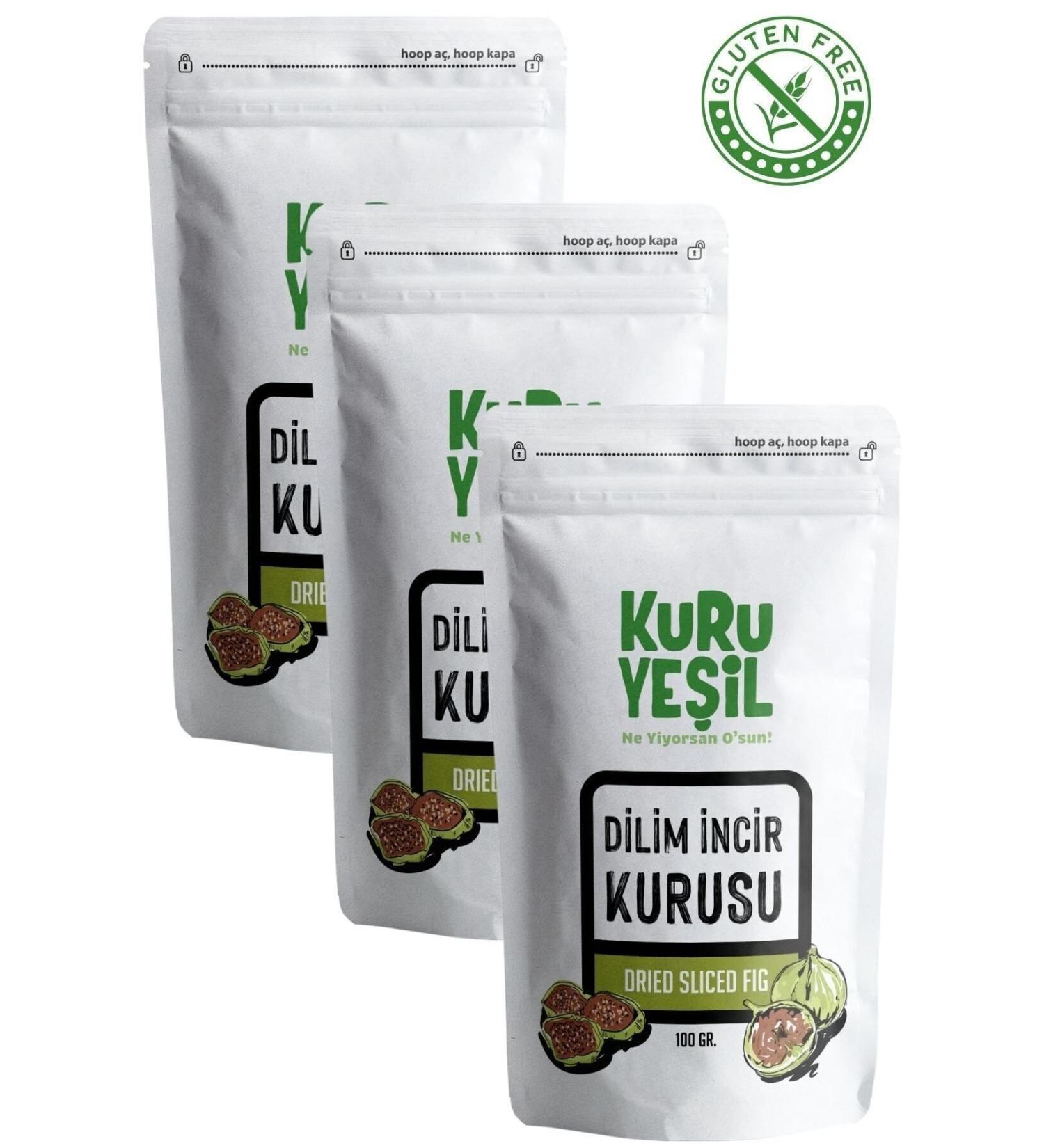 Dried Green Fig Sliced - Fig Dried - Dried Fig - No Sugar Added - Dried Fig - 300 gr - Buy Online on GoSupps.com