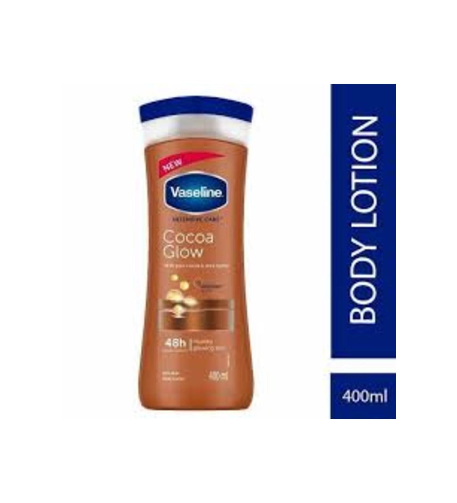 Vaseline Intensive Care Cocoa Glow 48h Moisturizing Body Lotion 400ml