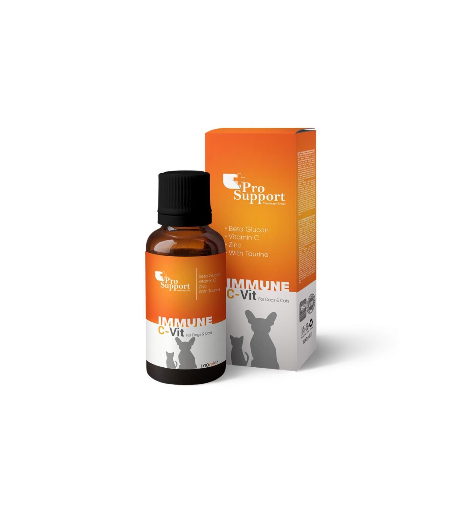 Pro Support PPC Immune Drops Immune System Booster for Cats and Dogs 100ml Liquid