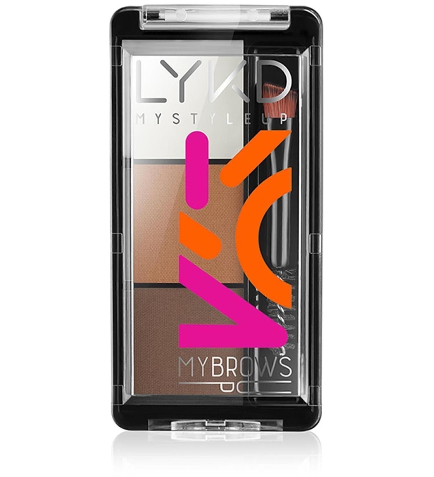 lykd Eyebrow Kit 189 Browny Eyebrow Pencil & Eyebrow Shadow