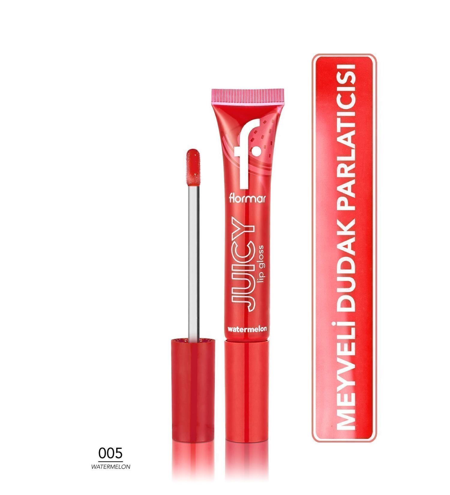 Flormar Fruit Flavored Lip Gloss (WATERMELONS) - Juicy Lip Gloss - 005 Watermelon - 8682536087759 - Buy Online on GoSupps.com