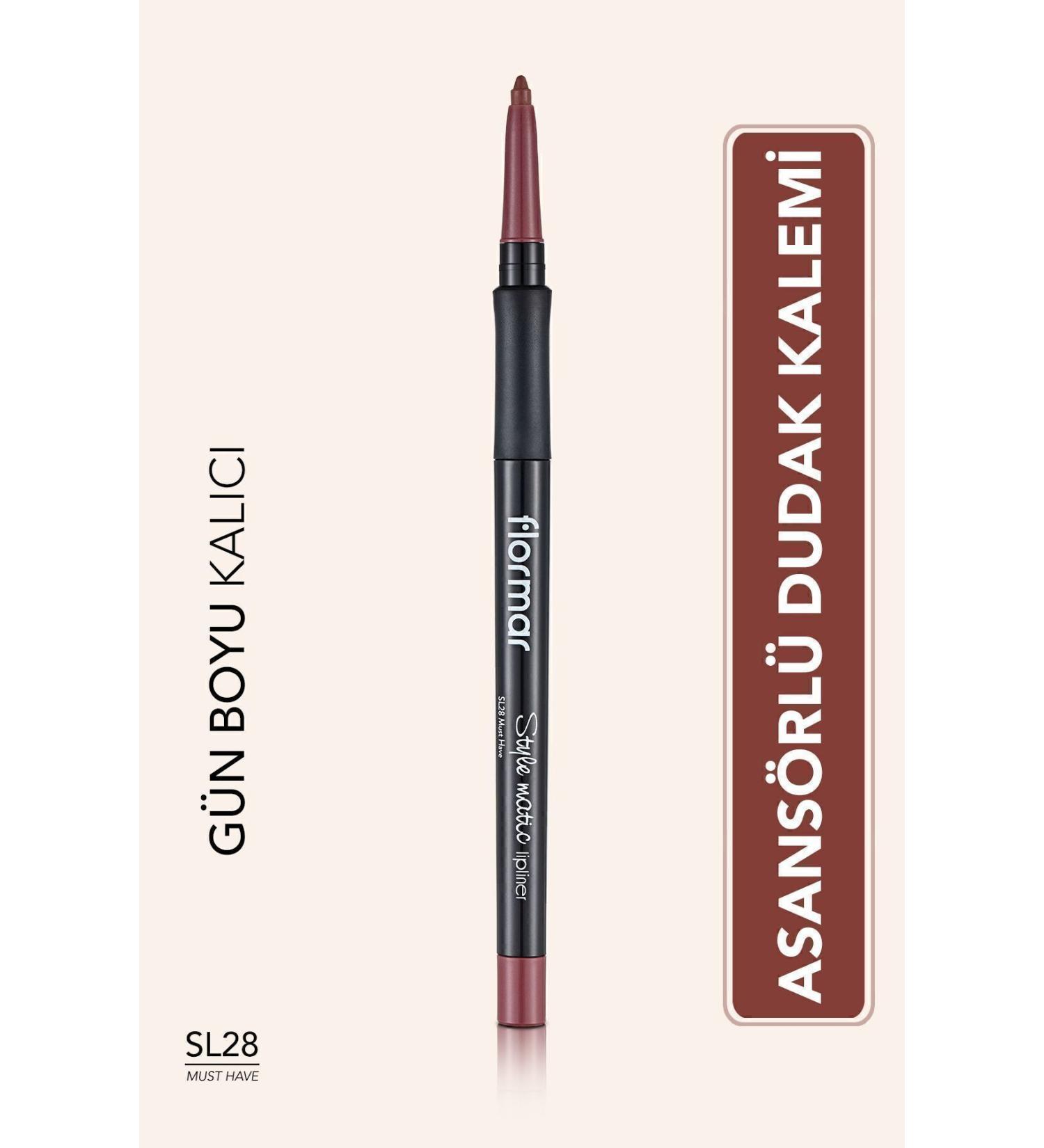 Flormar Lip Pencil - Stylematic Lipliner Sl28 Must Have 47000044-sl28 - Buy Online on GoSupps.com
