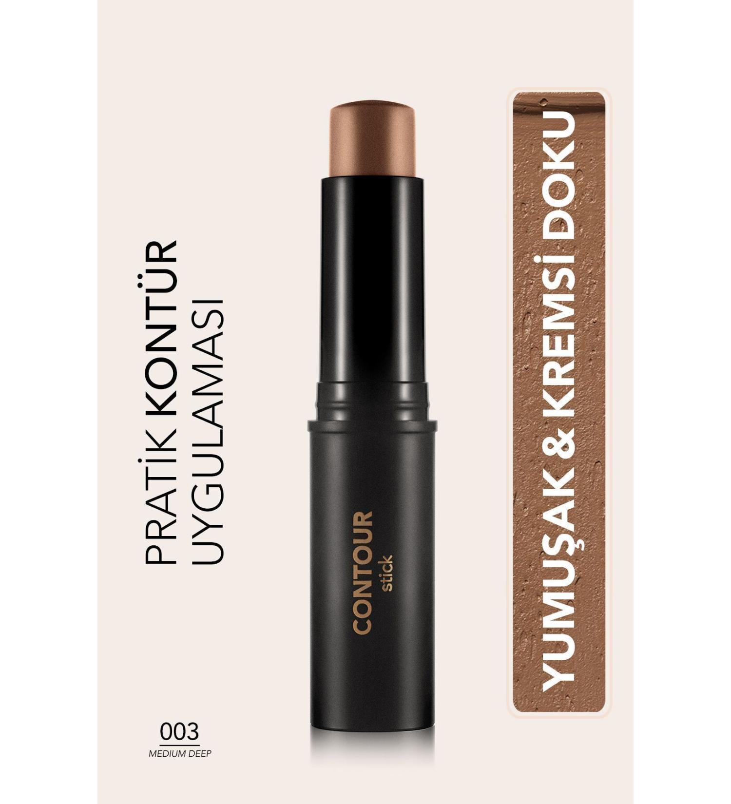 Flormar Soft Texture Stick Contour (DARK TONE) - Stick Contour - 003 Medium Deep - 8690604554874 - Buy Online on GoSupps.com