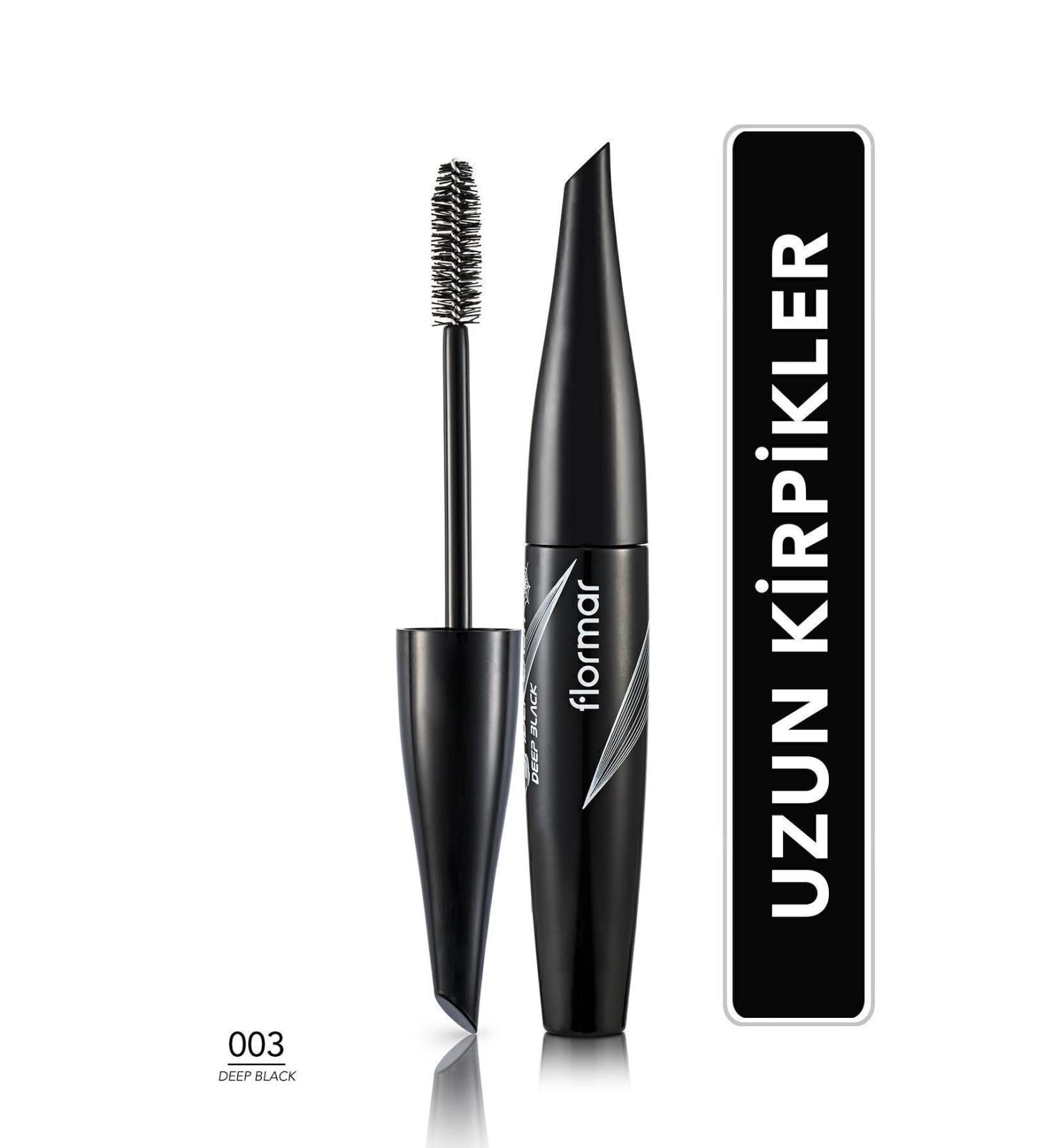 Flormar Volumizing Mascara (BLACK) - Spider Lash Mascara - 001 Deep Black - 8690604110643 - Buy Online on GoSupps.com