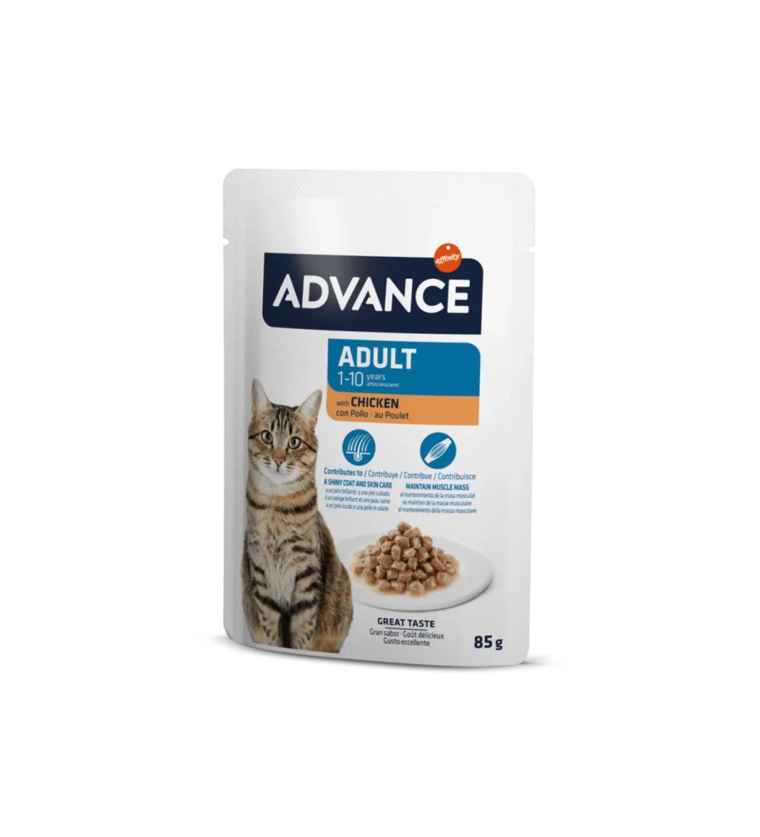 Advance Cat Adult Chicken Wet Pouch 12x85gr