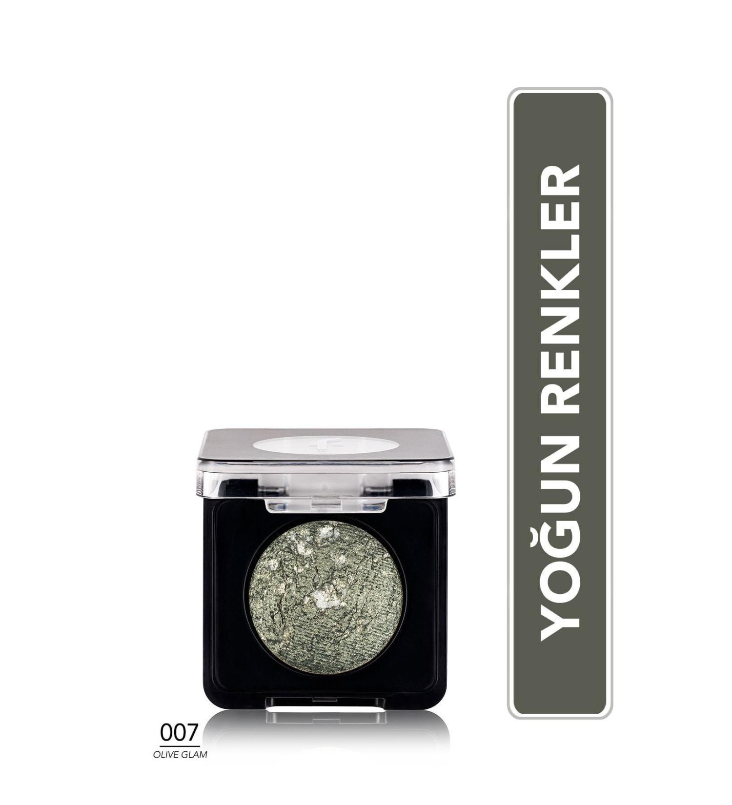 Flormar Intense Shimmer Eyeshadow (OLIVE GREEN) - Baked Eyeshadow - 007 Olive Glam - 8682536052467 - Buy Online on GoSupps.com