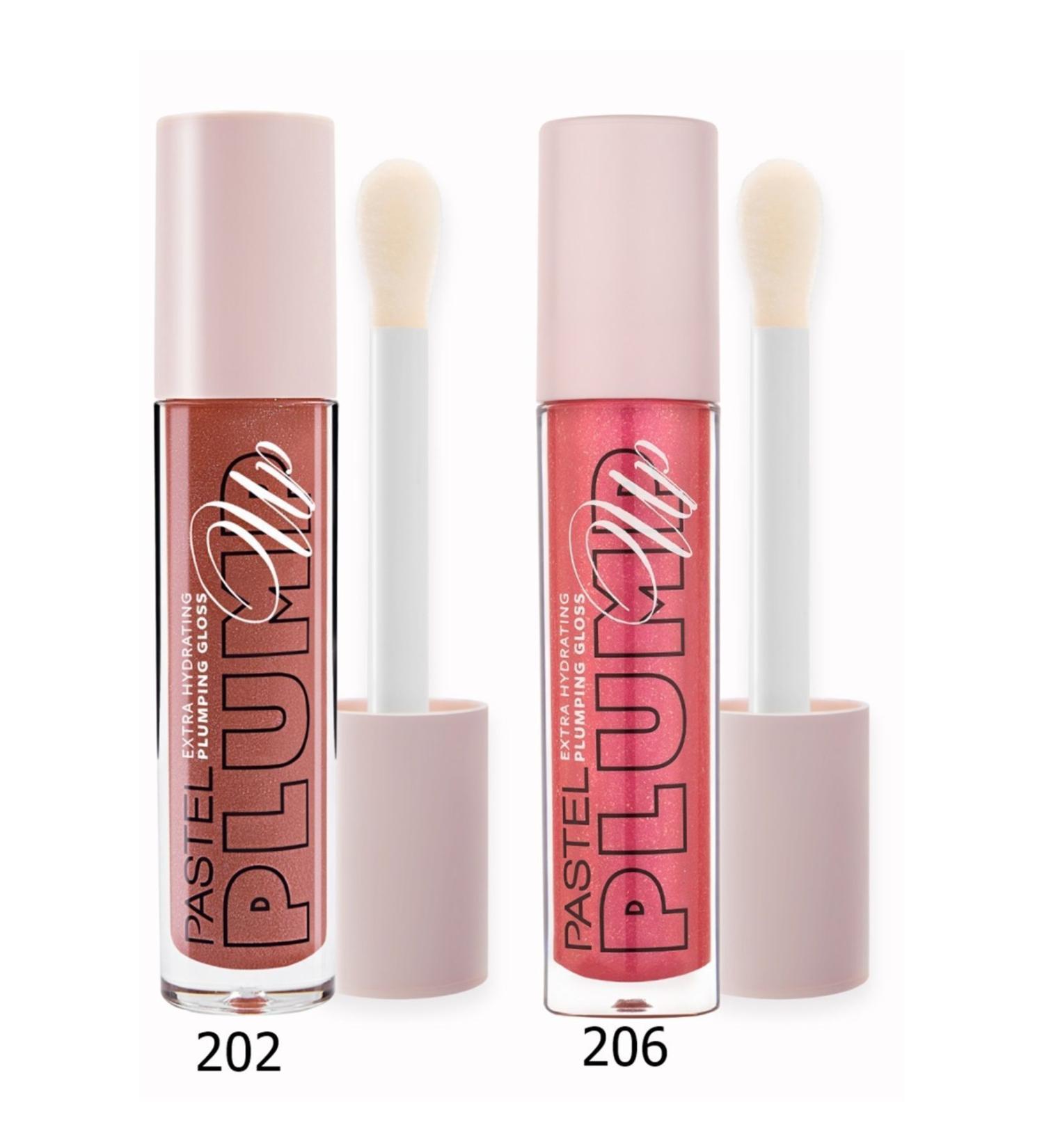 Pastel Plump Up Extra Hydrating Plumping Gloss - Plumping Lip Gloss 206 Chic + 202 Loverdose - Buy Online on GoSupps.com