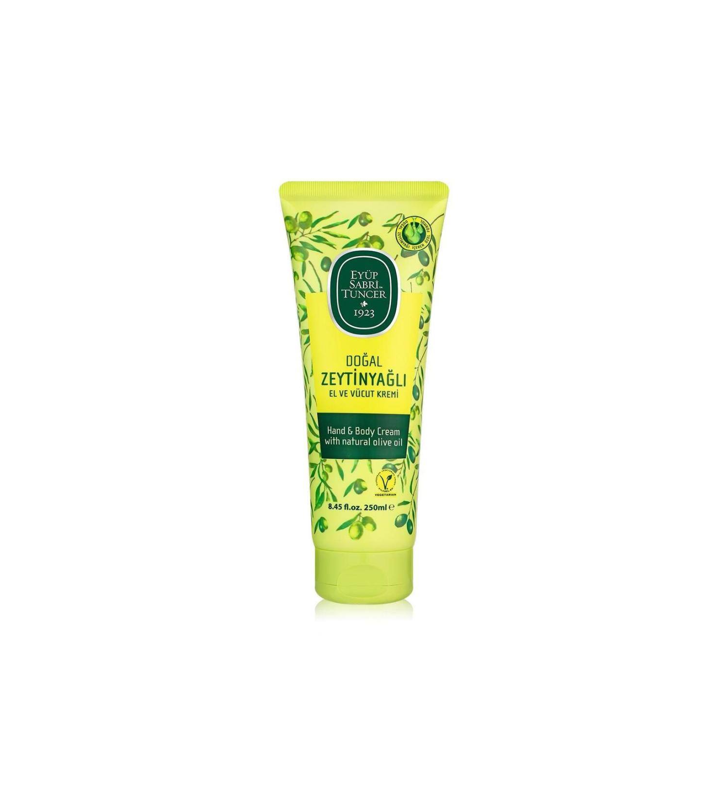 Ey p Sabri Tuncer Natural Olive Oil Hand and Body Cream 250 ml Tube