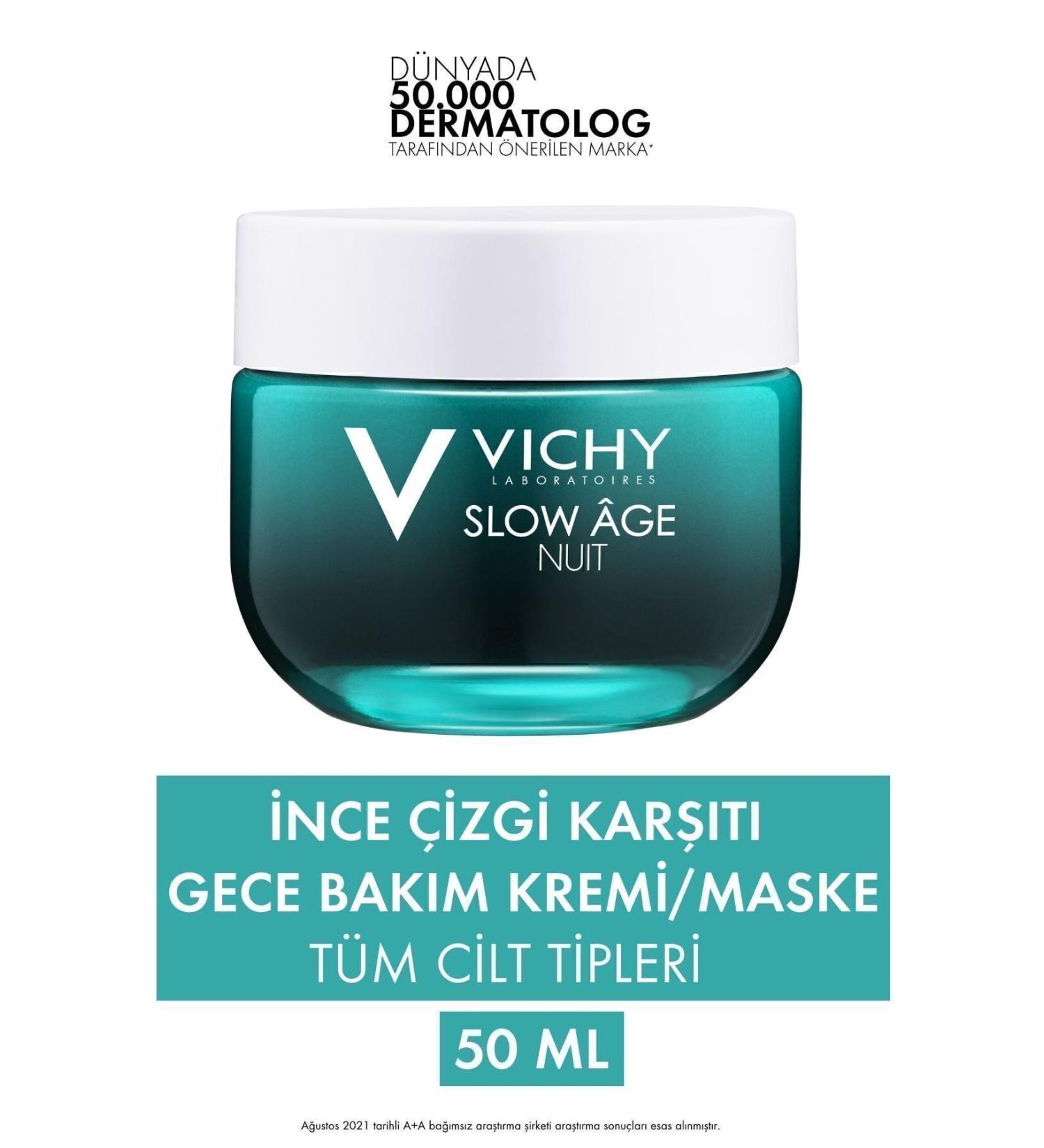 Vichy Slow Age Detox Night Cream & Mask 50 ml 3337875586283 - Buy Online on GoSupps.com