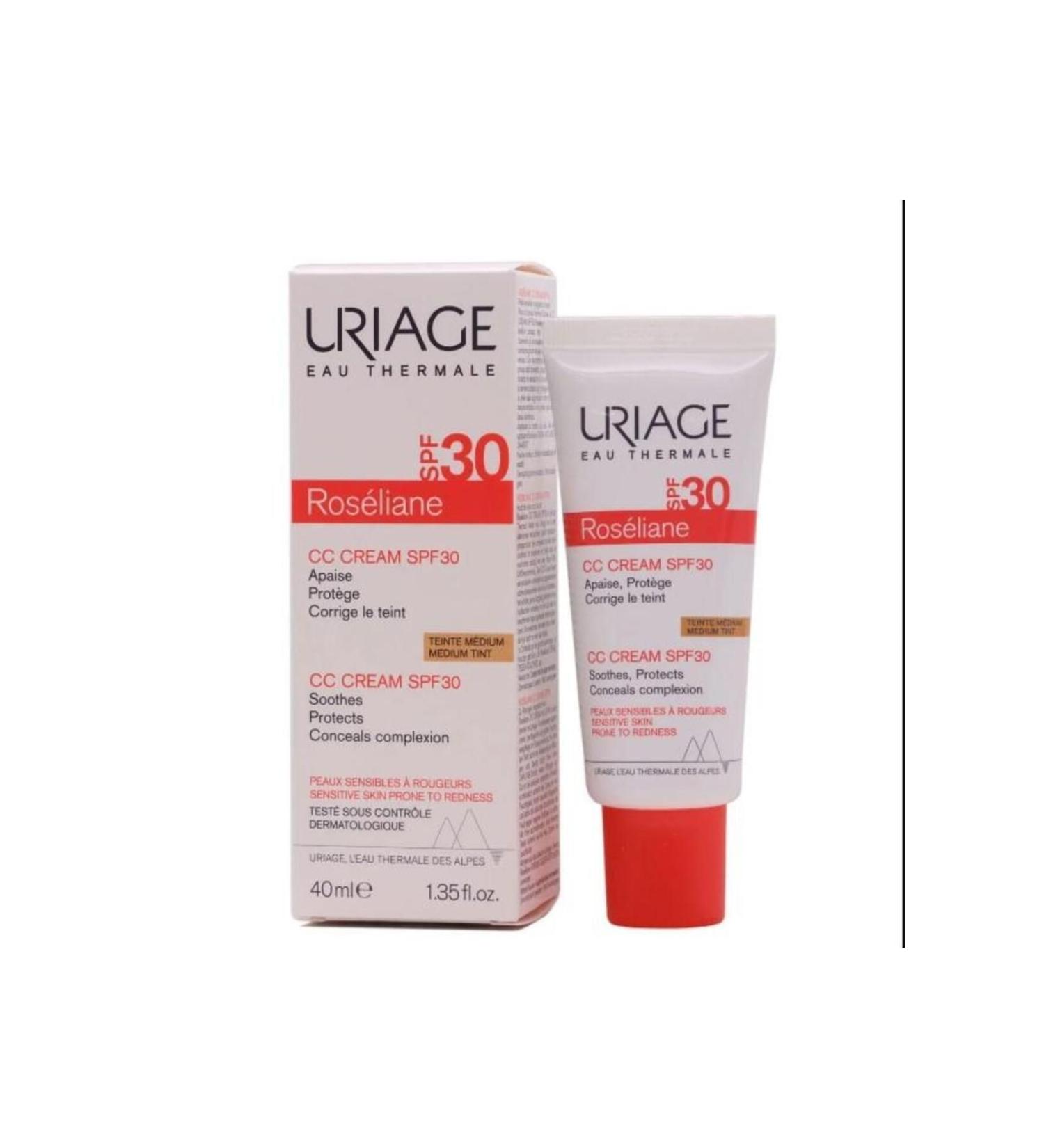Uriage Roseliane CC Cream for Sensitive Skin Prone to Redness 40 ml