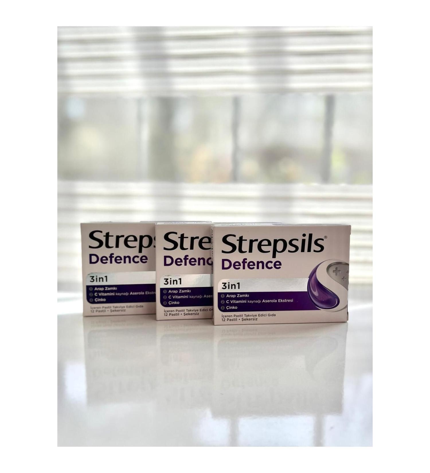 Strepsils Strepsils Defense 12 Lozenges SET OF 3 - Buy Online on GoSupps.com