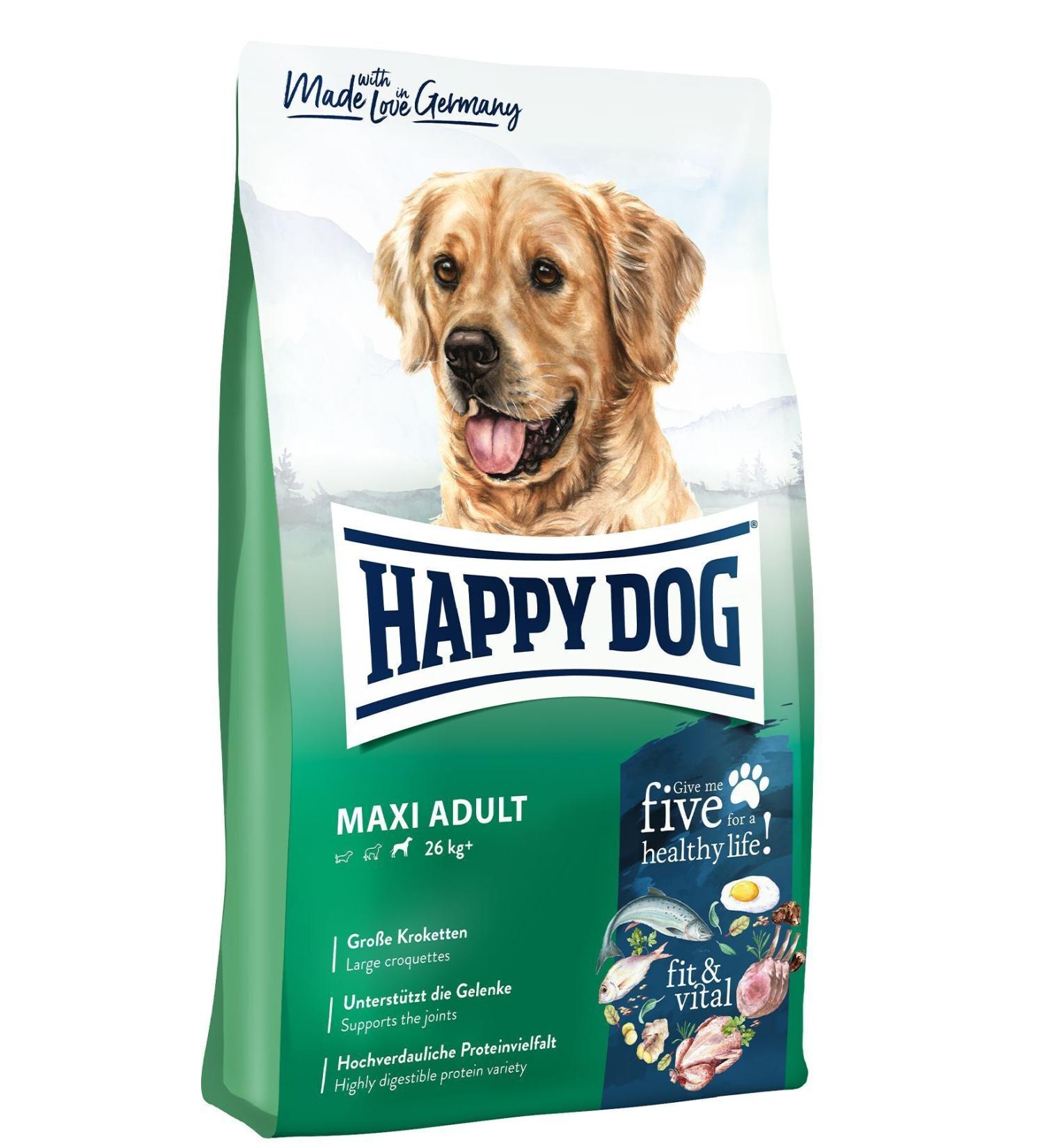 Happy Dog Supreme Fit & Well Adult Maxi Adult Dog Food 14 Kg - Buy Online on GoSupps.com