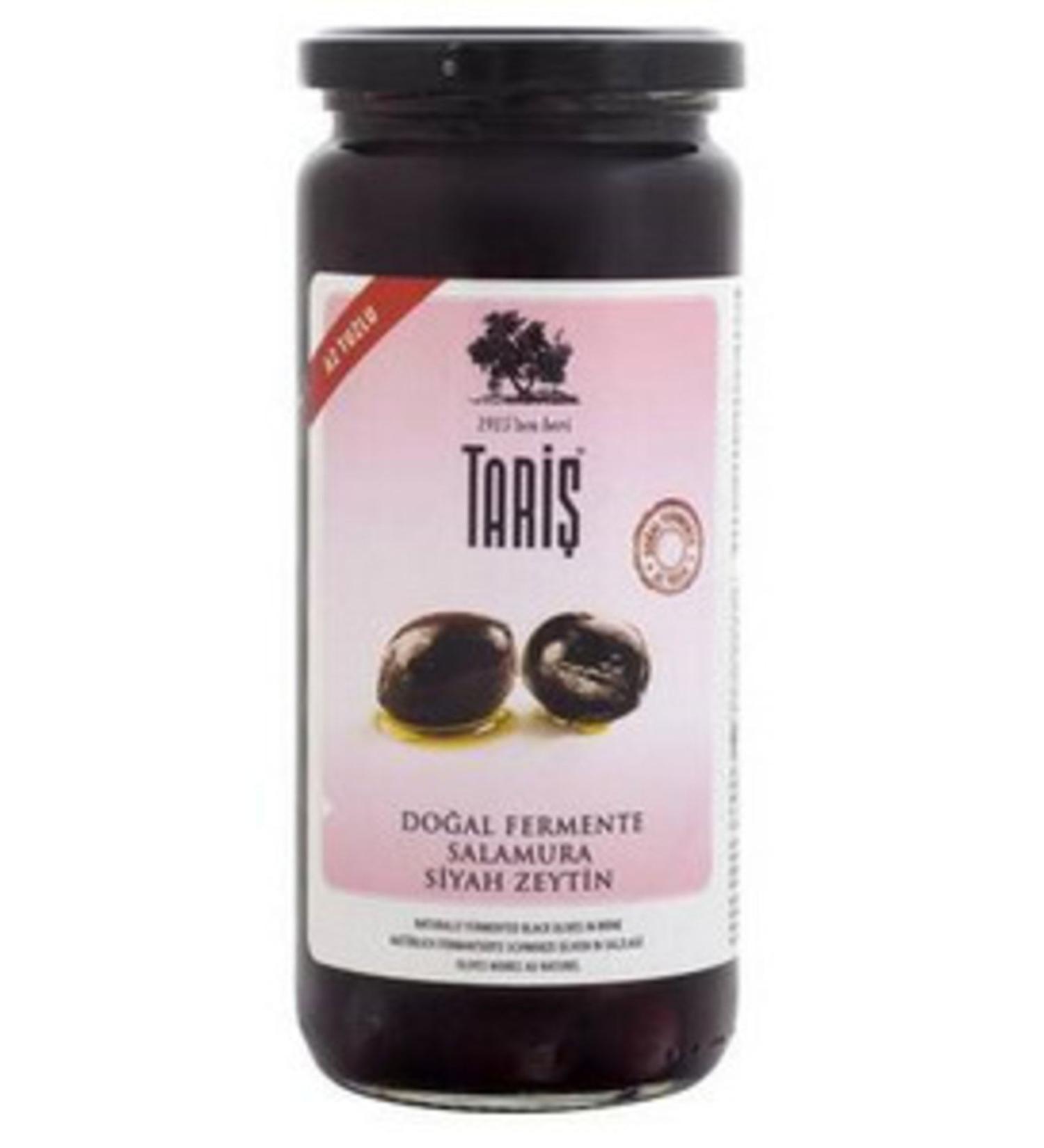 Tari Low Salt Natural Black Olives in Brine 500 Cc