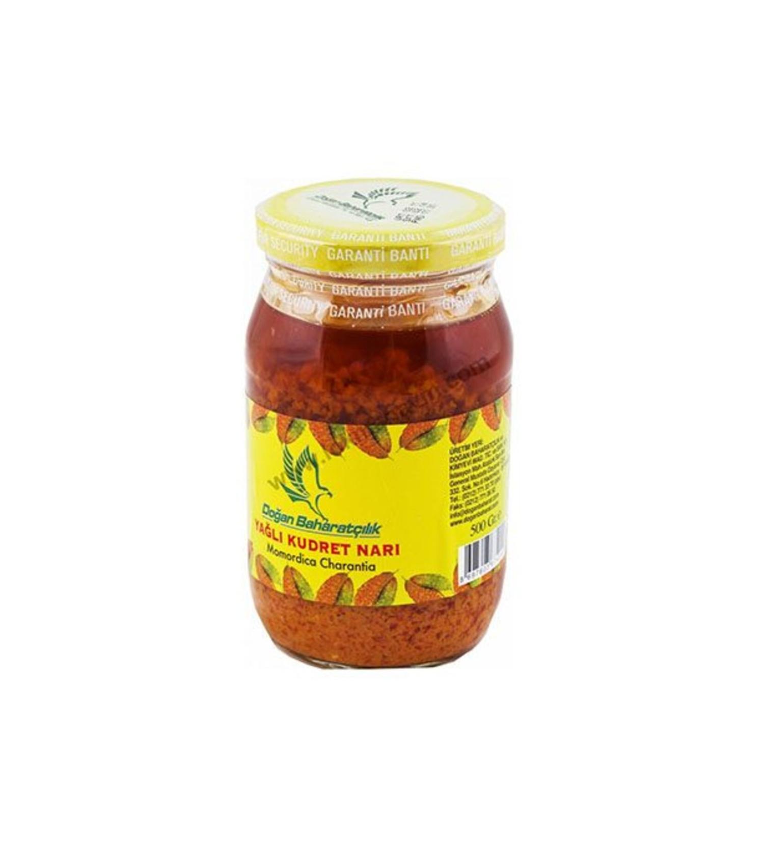 Astra Market Olive Oil Pomegranate Glass Jar 500 Gr