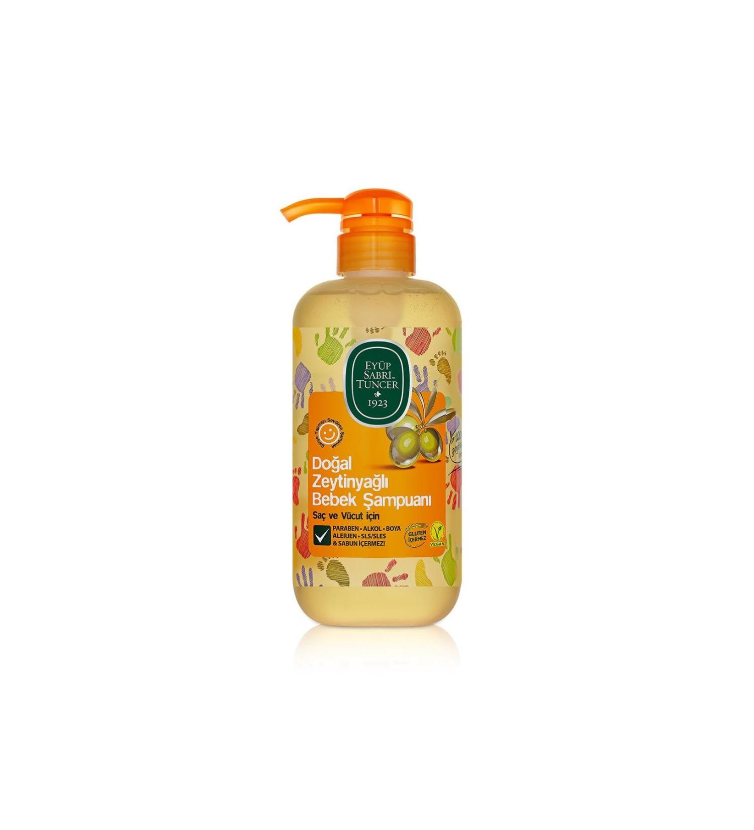 Ey p Sabri Tuncer Natural Olive Oil Baby Shampoo 600 ml PP Bottle