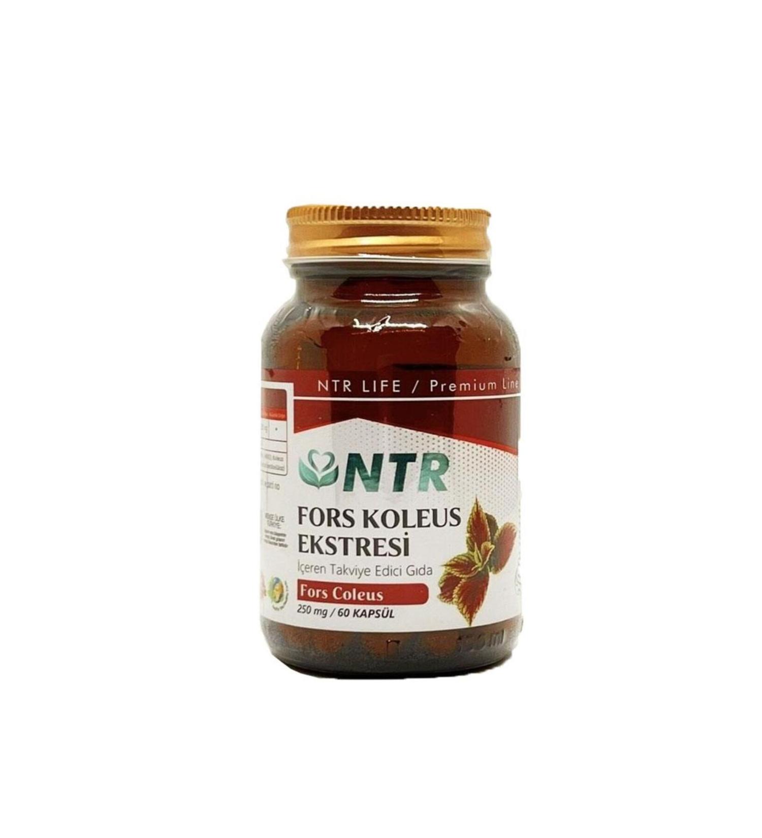 Natural Life Ntr Life Fors 60 Capsules Containing Coleus Extract