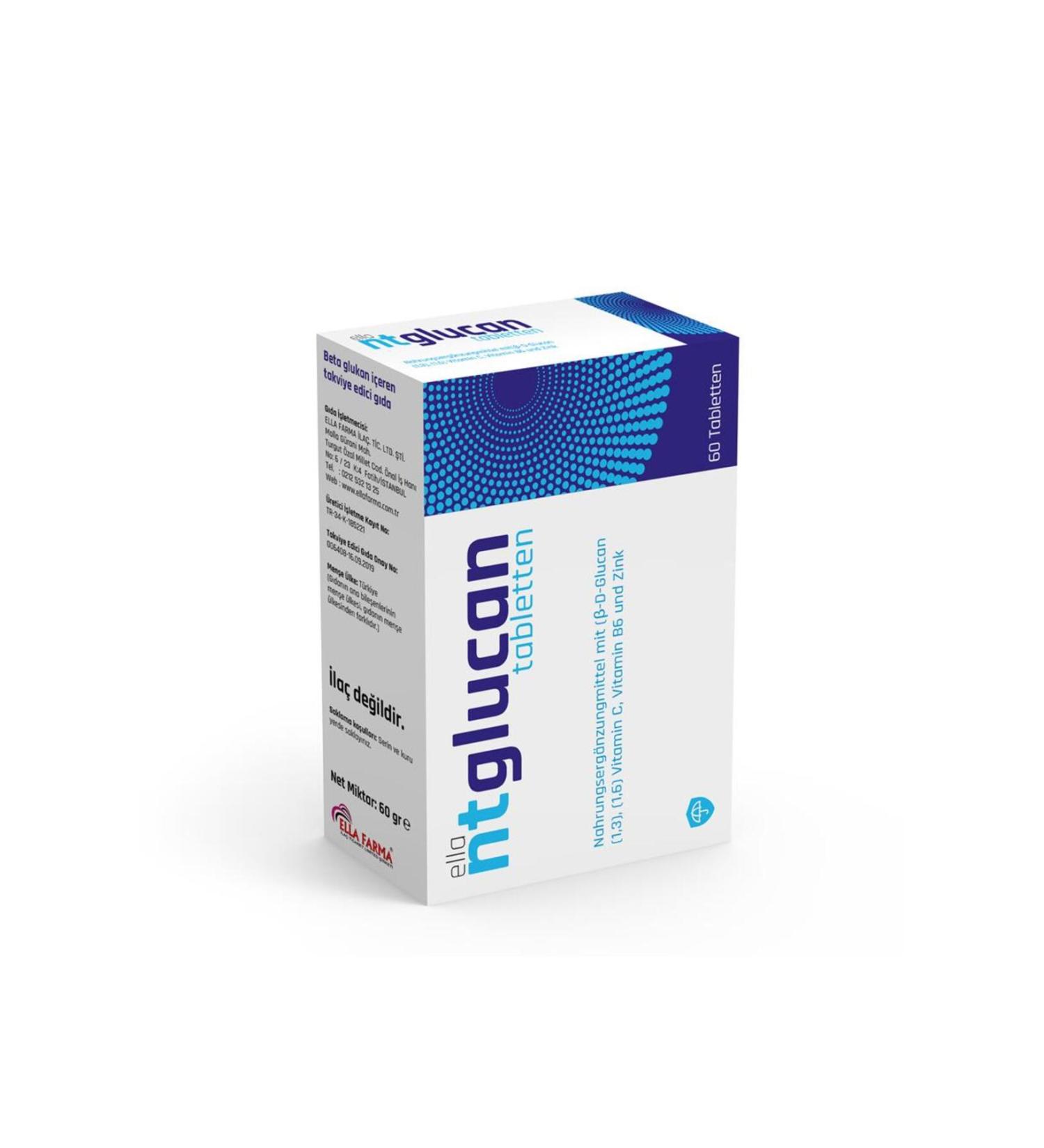 Ella Farma Ntglucan 60 Tablet