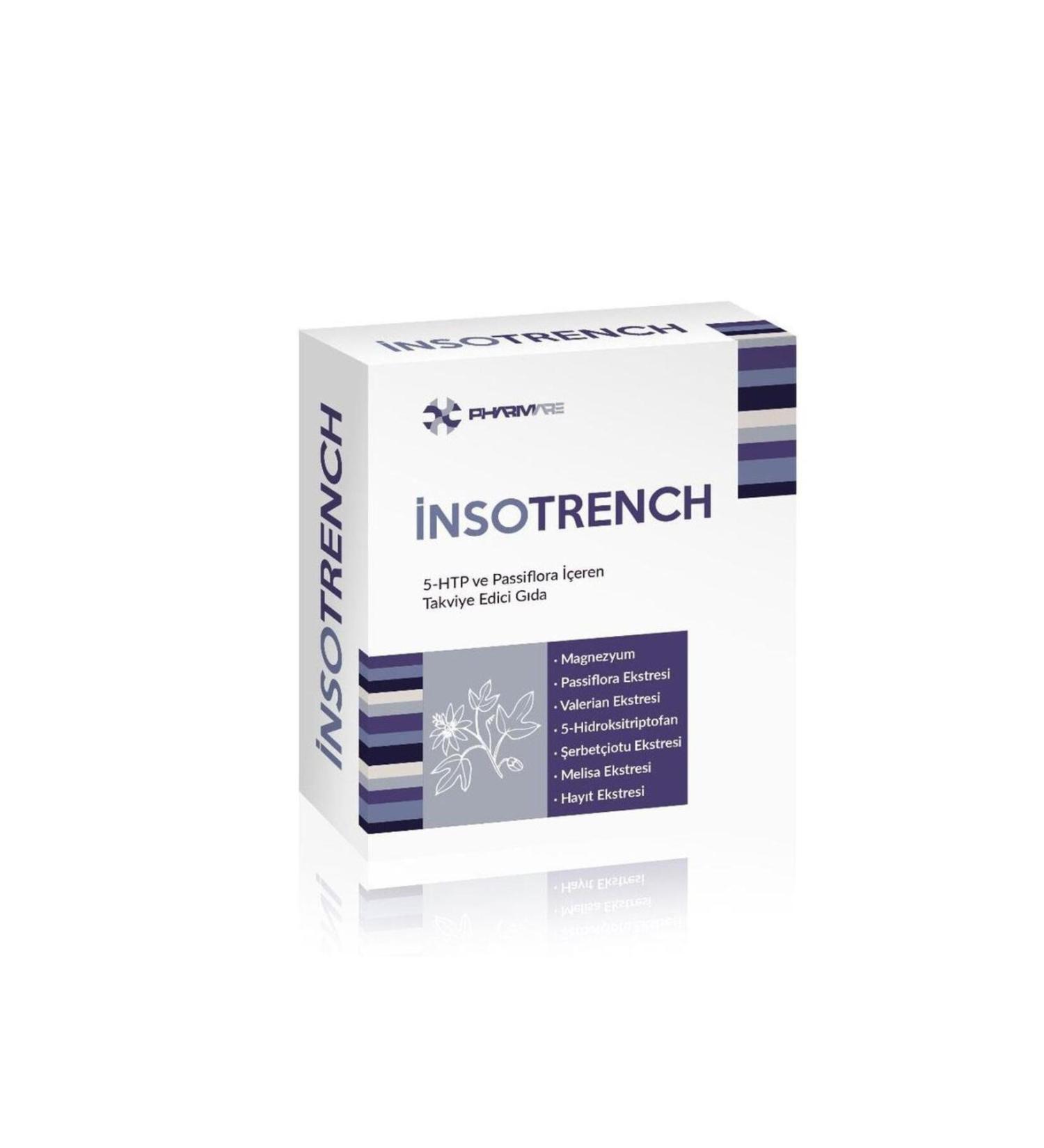 pharmare Insotrench 5-htp and Passiflora 30 Tablets