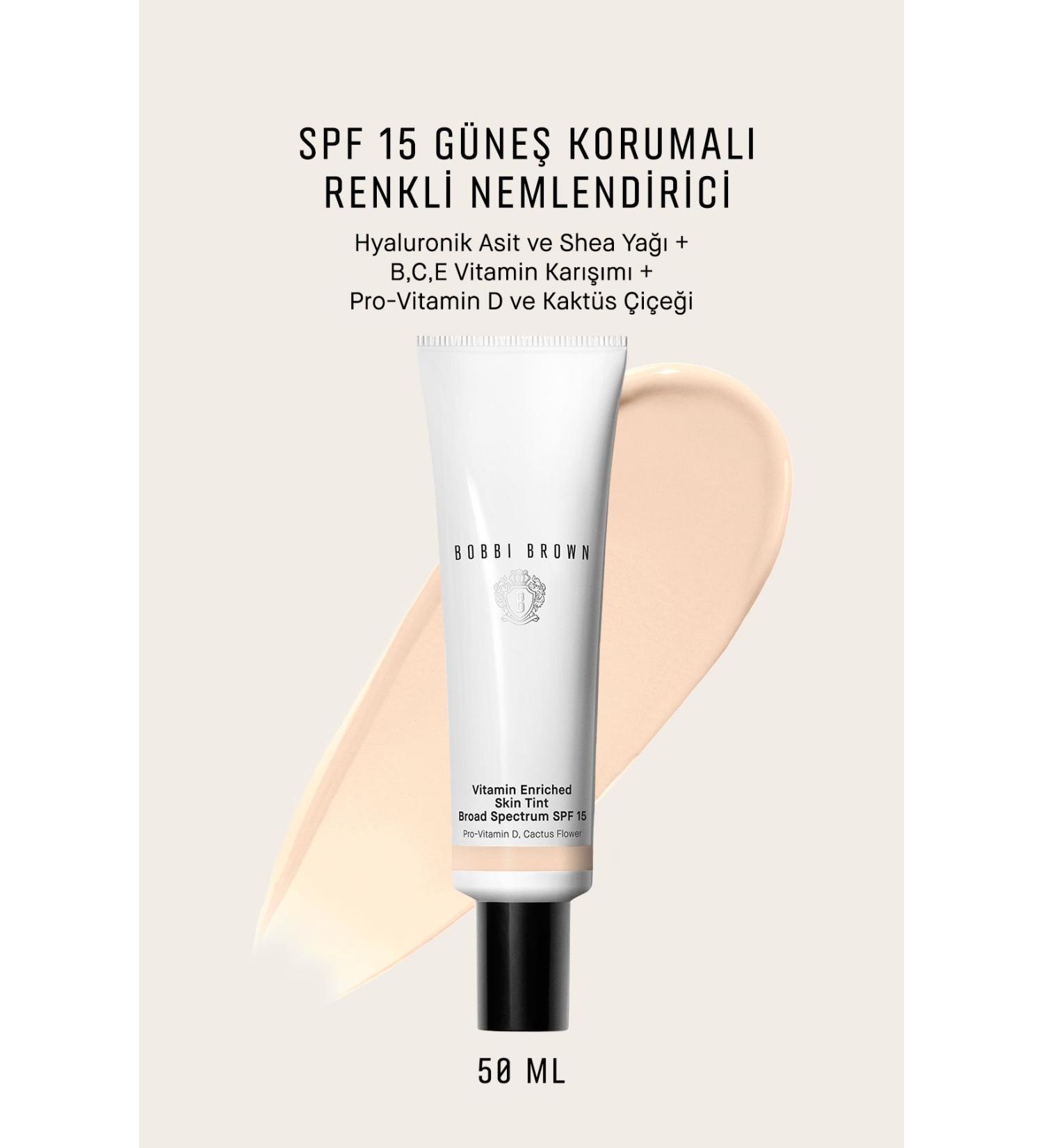 Bobbi Brown VITAMIN ENRICHED SHIMMING FINISH TINTED MOISTURIZER SPF 15 50ML - FAIR PASS .1491