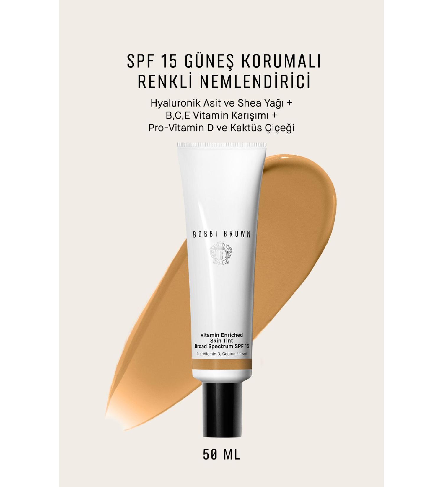 Bobbi Brown VITAMIN ENRICHED NOURISHING NATURAL LOOKING TINTED MOISTURIZER-GOLDEN 3 PASS .1606