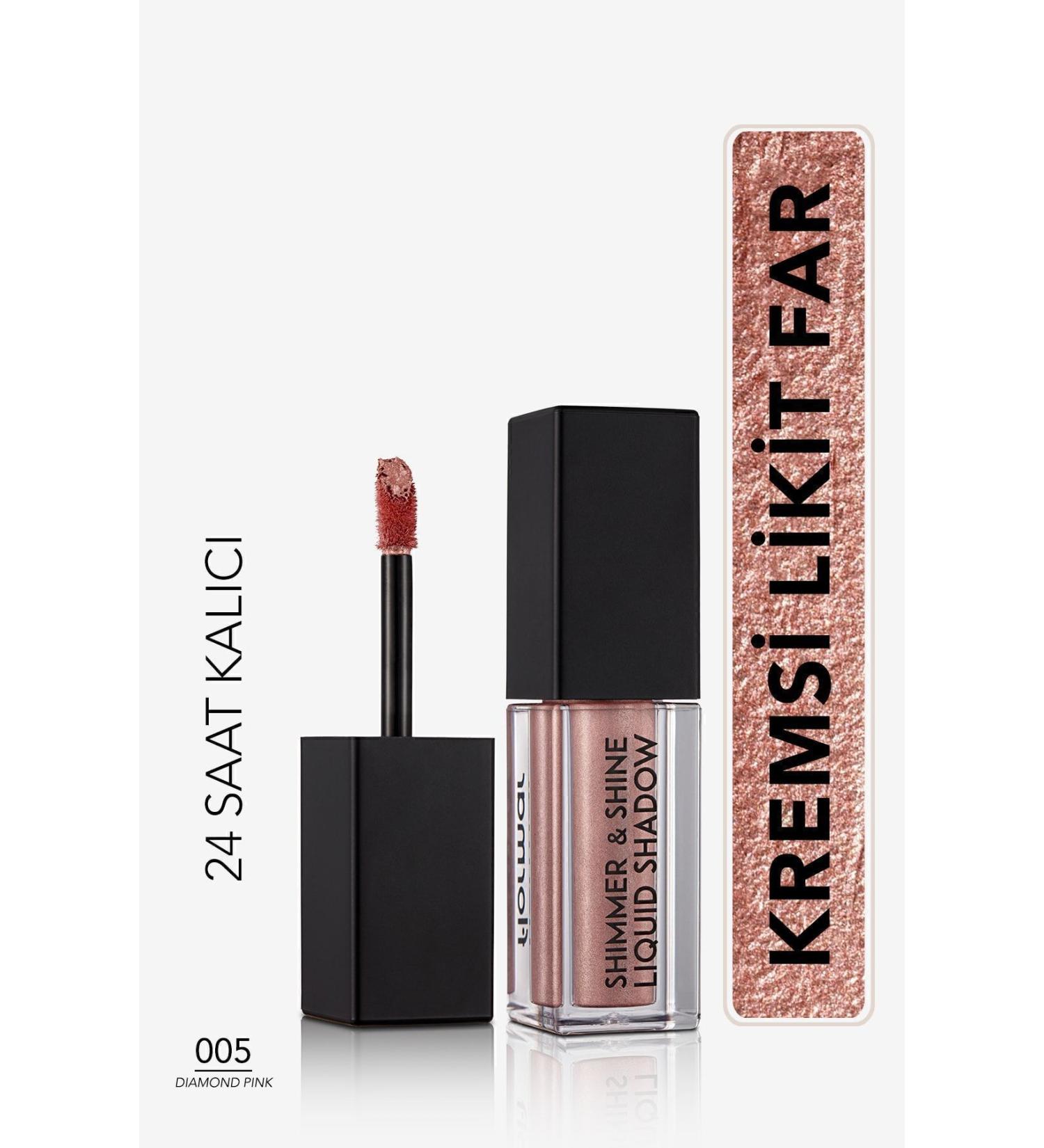 Flormar Metallic Liquid Eyeshadow (PINK) - Shimmer & Shine Liquid Shadow - 005 Diamond Pink - 8682536003131 - Buy Online on GoSupps.com