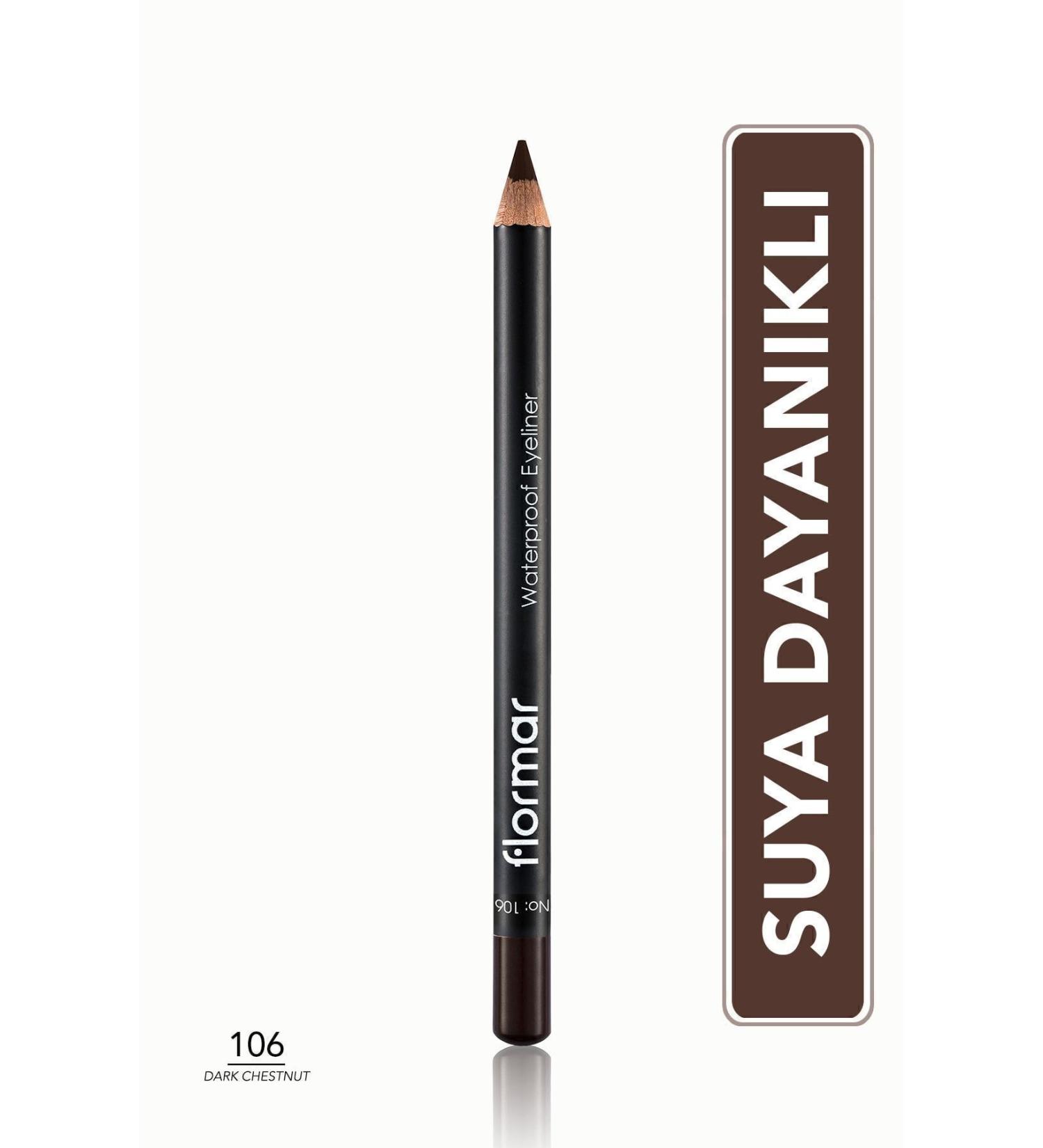 Flormar Waterproof Eyeliner - Dark Brown Waterproof - Buy Online on GoSupps.com