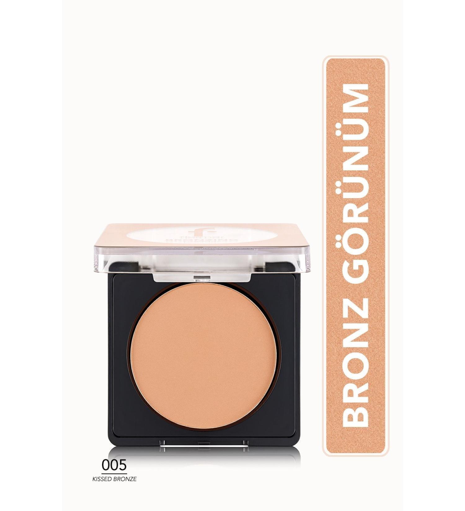 Flormar Intense Pigmented Shimmering Bronzer - Bronzing Powder - 005 Kissed Bronze - 8682536053433 - Buy Online on GoSupps.com