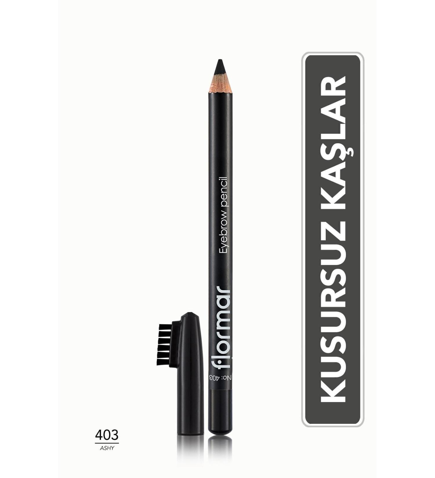 Flormar Eyebrow Pencil No: 403 Ashy 8690604109432 - Buy Online on GoSupps.com