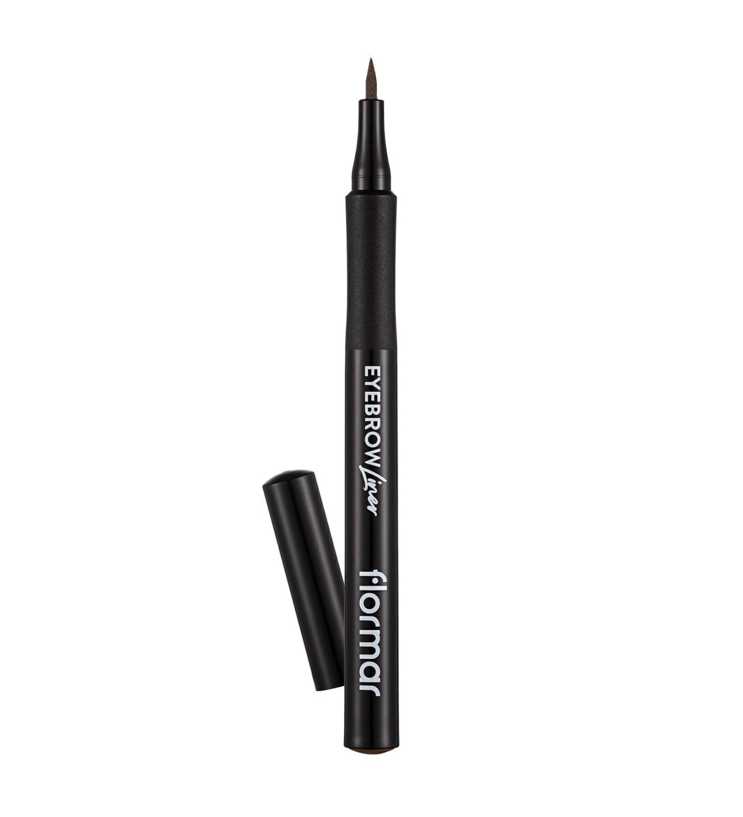 Flormar Waterproof Liquid Eyebrow Pencil - Eyebrow Liner - 001 Beige - 8690604620395