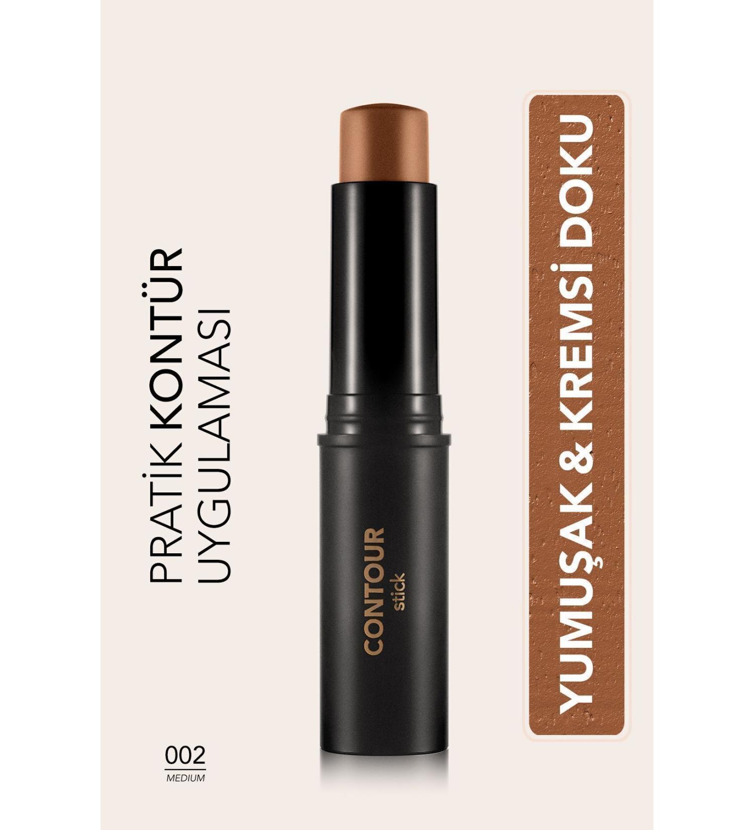 Flormar Soft Texture Stick Contour (MEDIUM TONE) - Stick Contour - 002 Medium - 8690604554867 - Buy Online on GoSupps.com