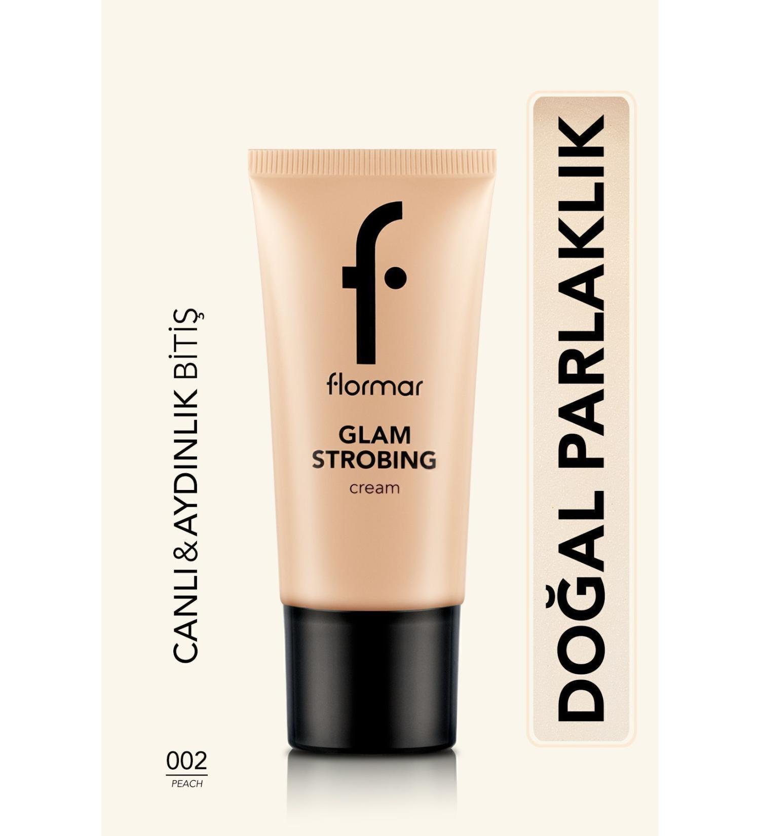 Flormar Illuminating Make-up Base (peach) - Glam Strobing Cream - 002 Peach - 8690604645916 - Buy Online on GoSupps.com