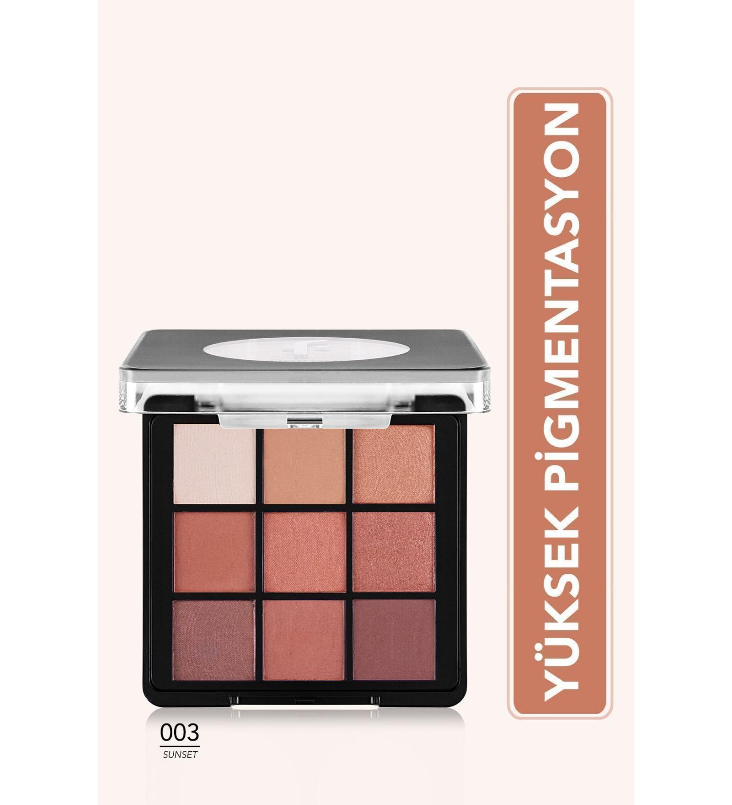 Flormar Matte & Shiny Creamy Eyeshadow Palette - Eye Shadow Palette - 003 Sunset- 8682536048453 - Buy Online on GoSupps.com